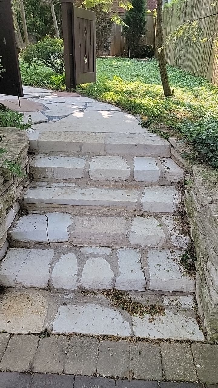 Glencoe, IL brick paver cleaning and stone cleaning by Northern Power Washing LLC.