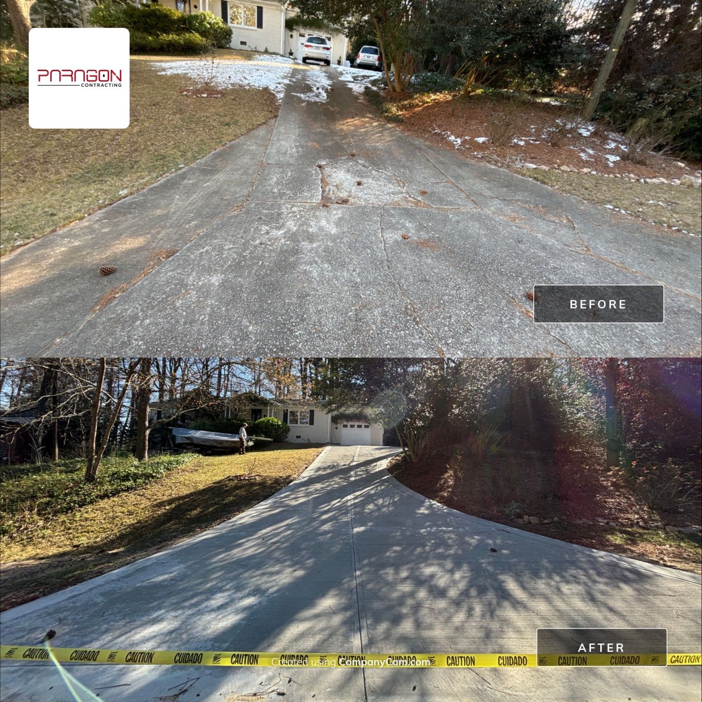 Huckleberry Driveway Replacement by Paragon Contracting