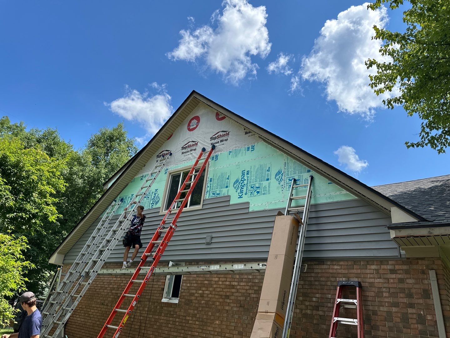 Siding Replacement using CertainTeed Monogram D5 Clapboard by 180 Contractors
