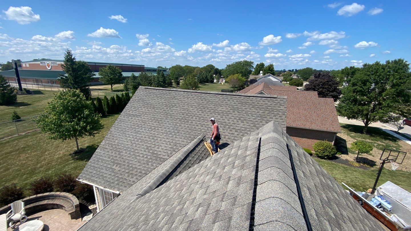 Residential Roofing Installation using GAF Timberline HDZ Weathered Wood by Nitro Roofing and Construction