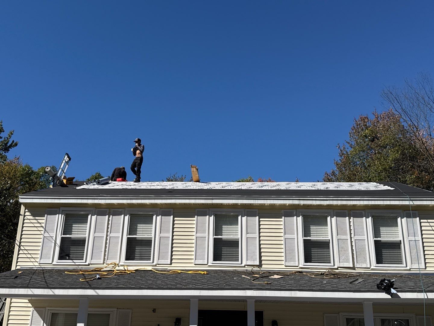 Full Roof Replacement with New Plywood Decking & Gutter Installation by Sensible Home Solutions