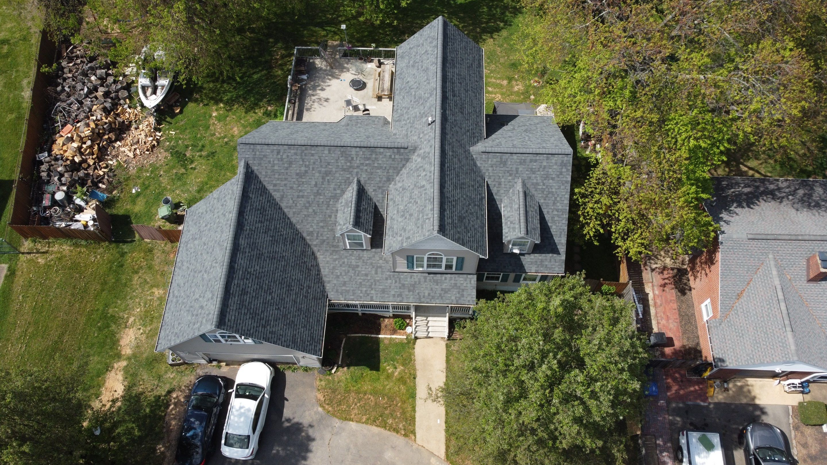 Residential Roof Replacement using Owens Corning TrueDefinition Architectural Shingle by RJC General Construction, LLC.
