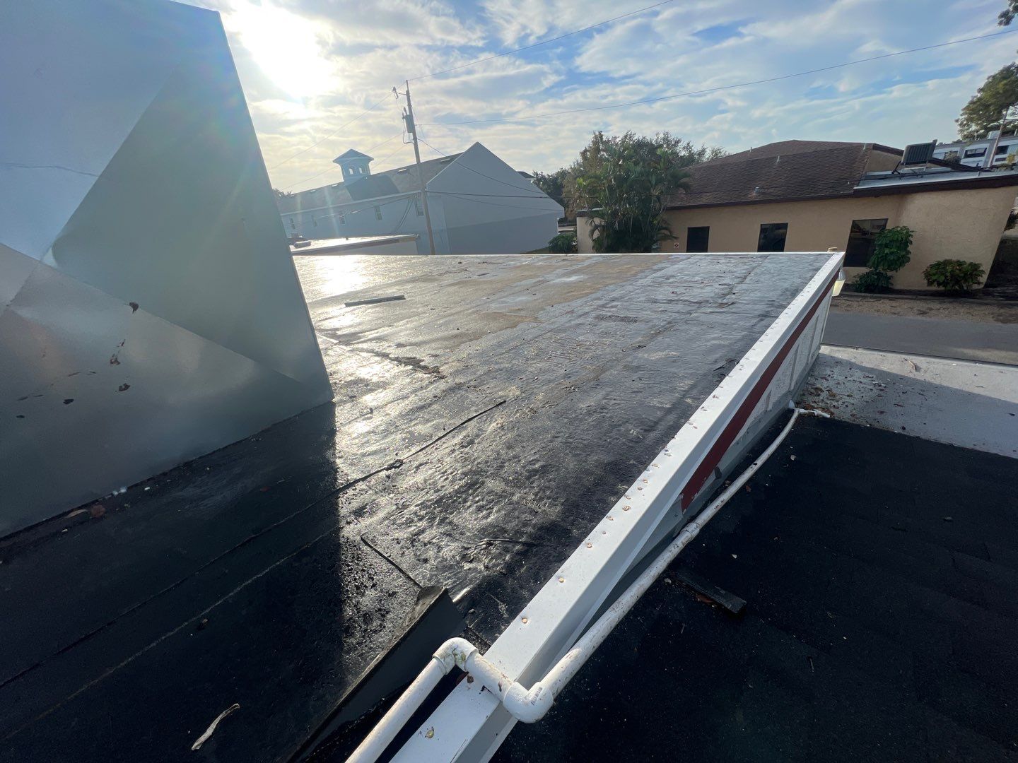Commercial Roofing Installation using BUR by Four Peaks Roofing