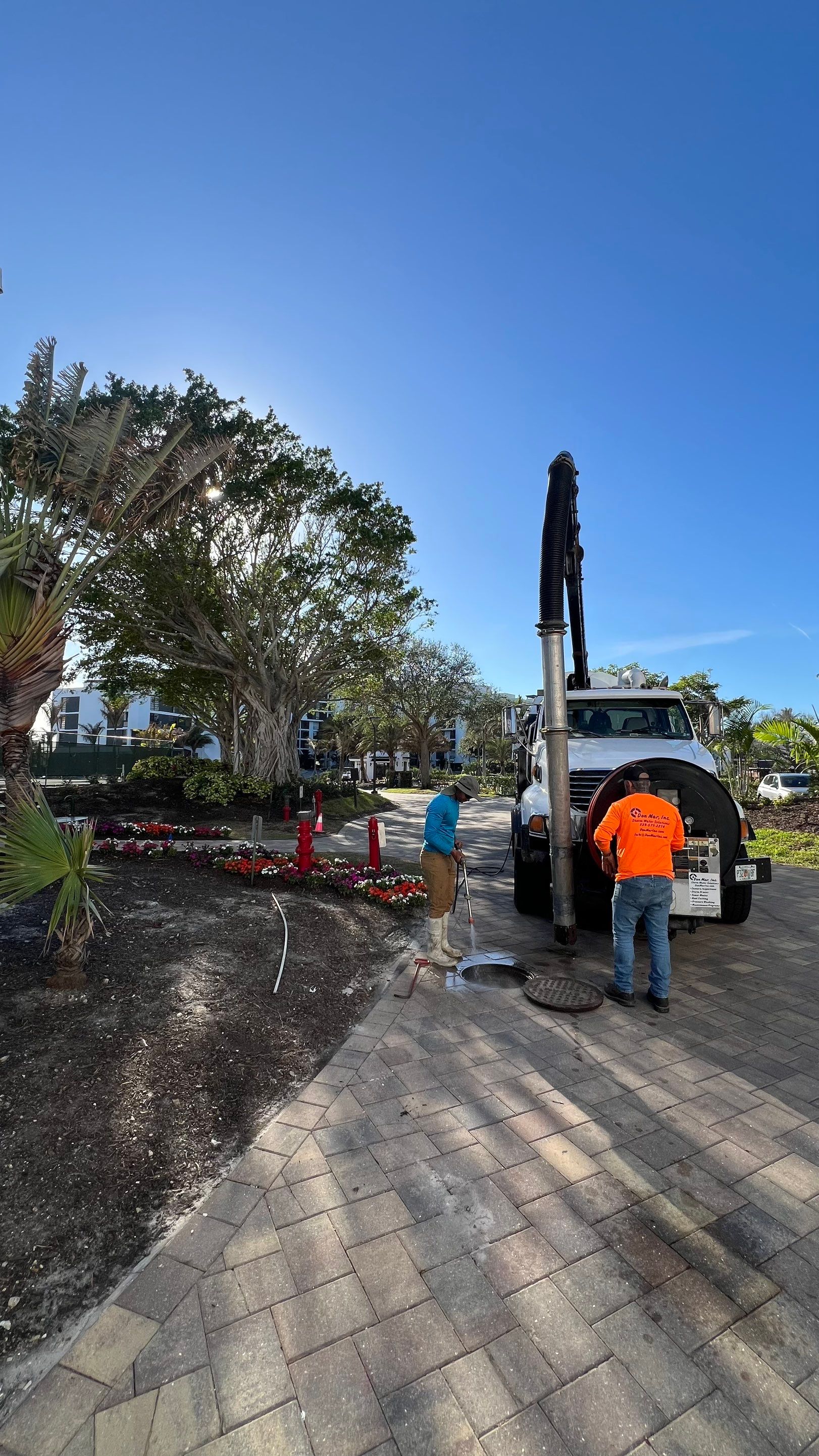 Naples Condo Complex Stormwater System Maintenance and Hurricane Cleanup by Don Mar, Inc. Storm Water Solutions