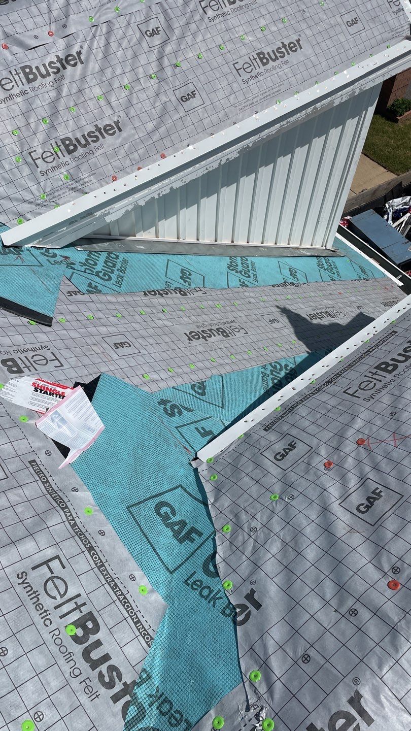 Residential Roofing Installation using Roof Replacement by American Roofing & Construction LLC