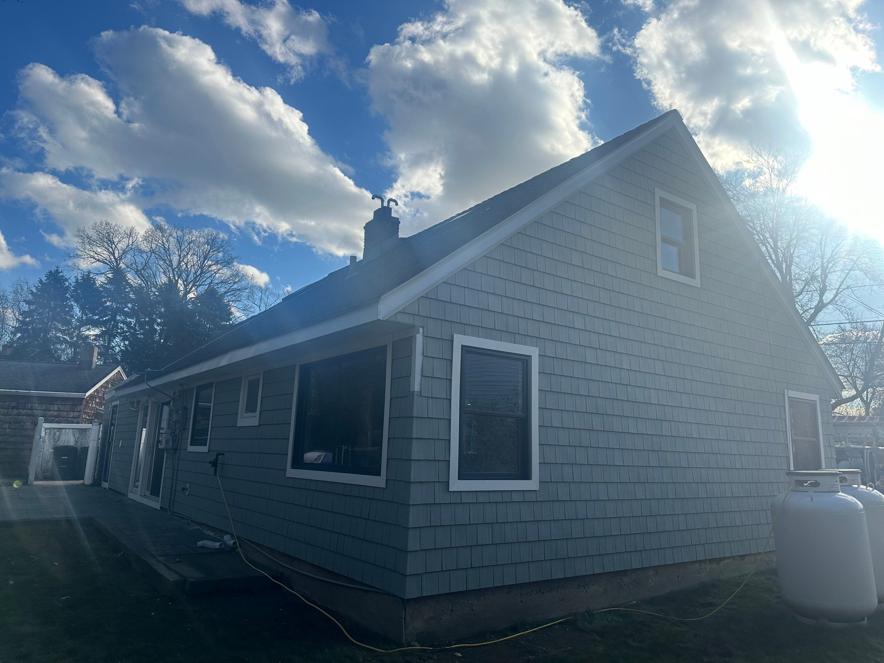 Siding Installation using CertainTeed Certainteed Cedar Impressions - D7 - Seagrass by A Plus Exterior