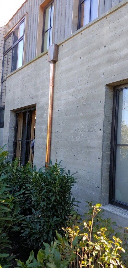Gutter Installation using 6" Half Round Copper Gutter in Provincetown, MA by Gutter Pro Enterprises
