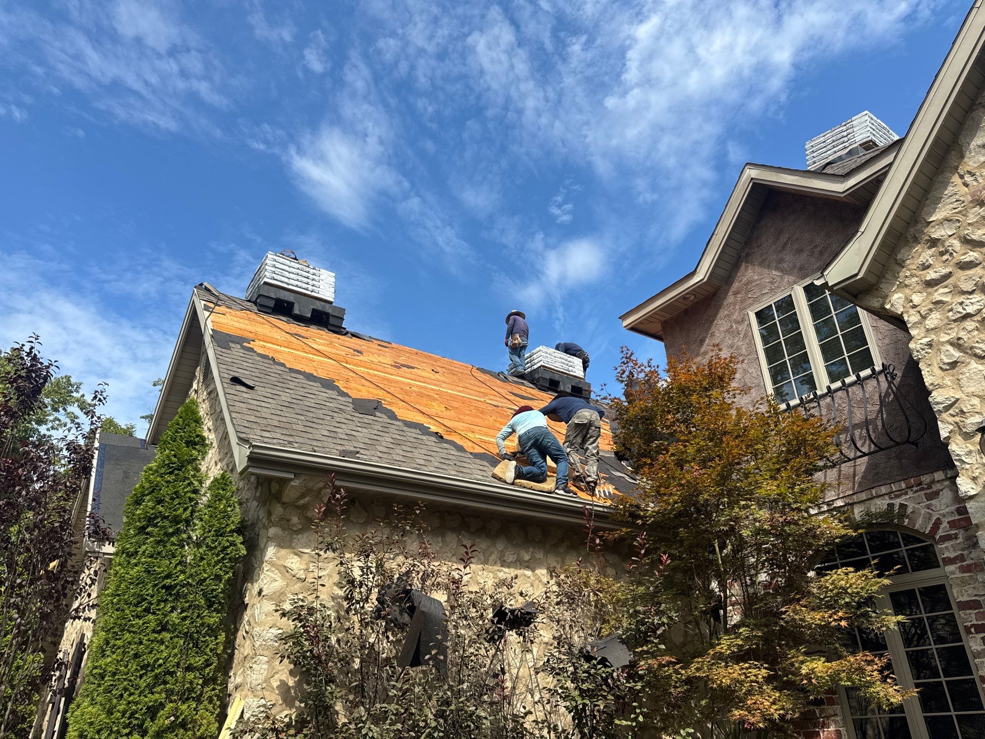 Residential Roofing + Gutters & Downspouts & Gutter Guards Install  by Titan Commercial & Residential Roofing 