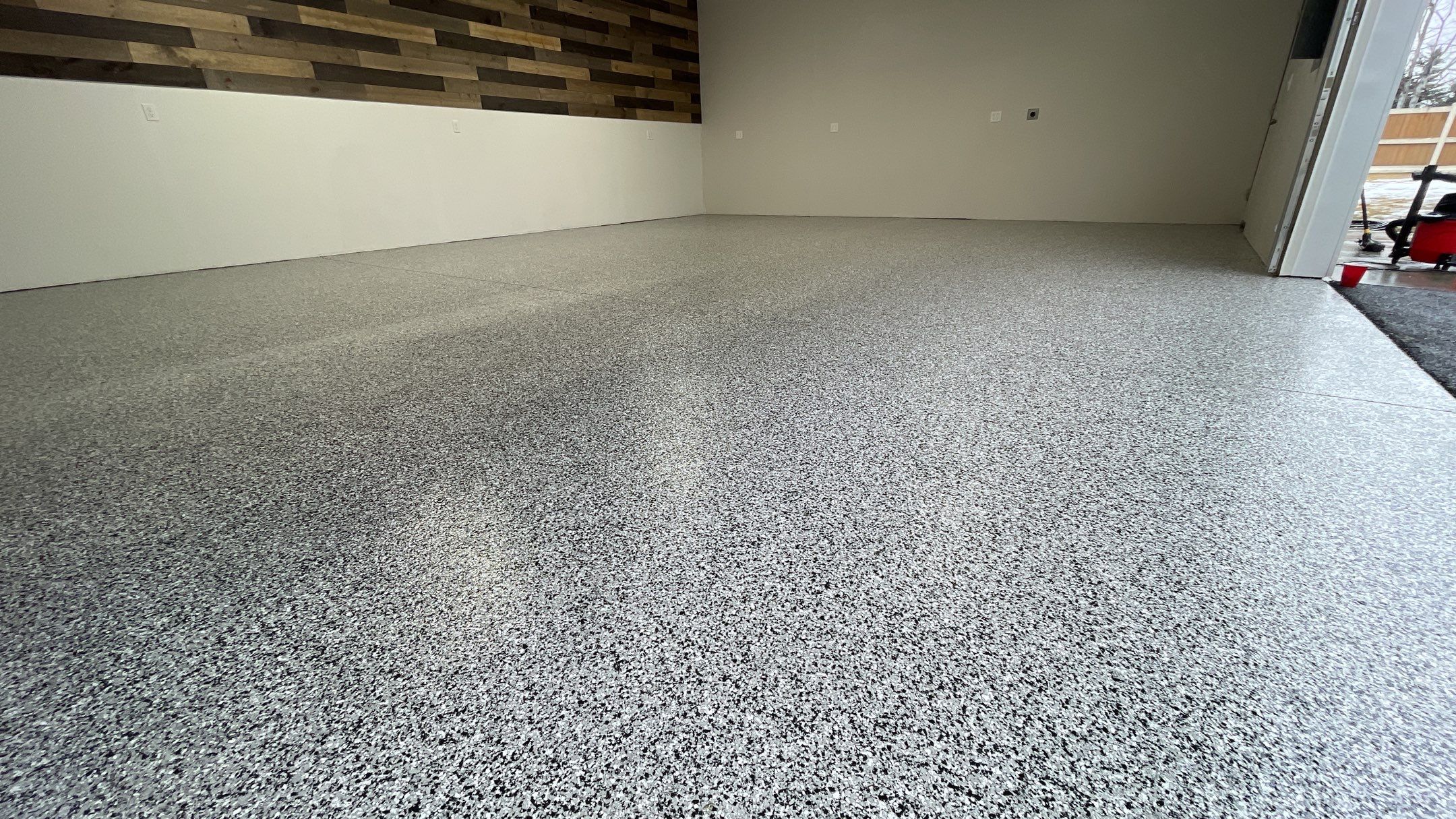 Garage Transformation using Domino and the Penntek Evolution System by Croc Coatings, LLC