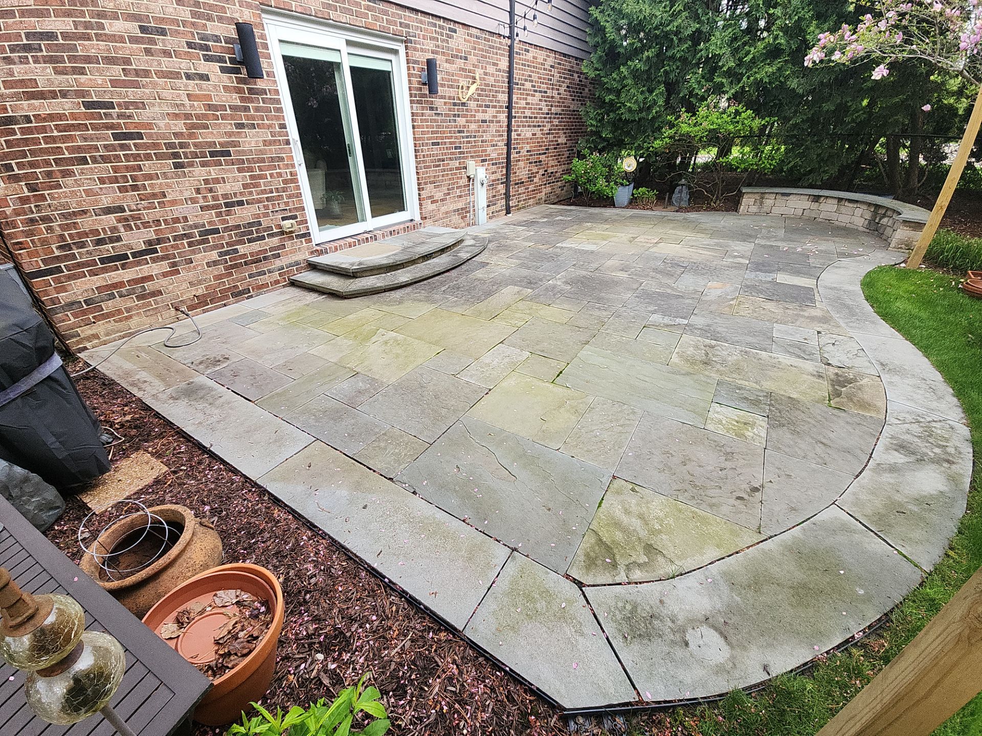 Bluestone Patio and Pool Deck Cleaning by Northern Power Washing LLC.