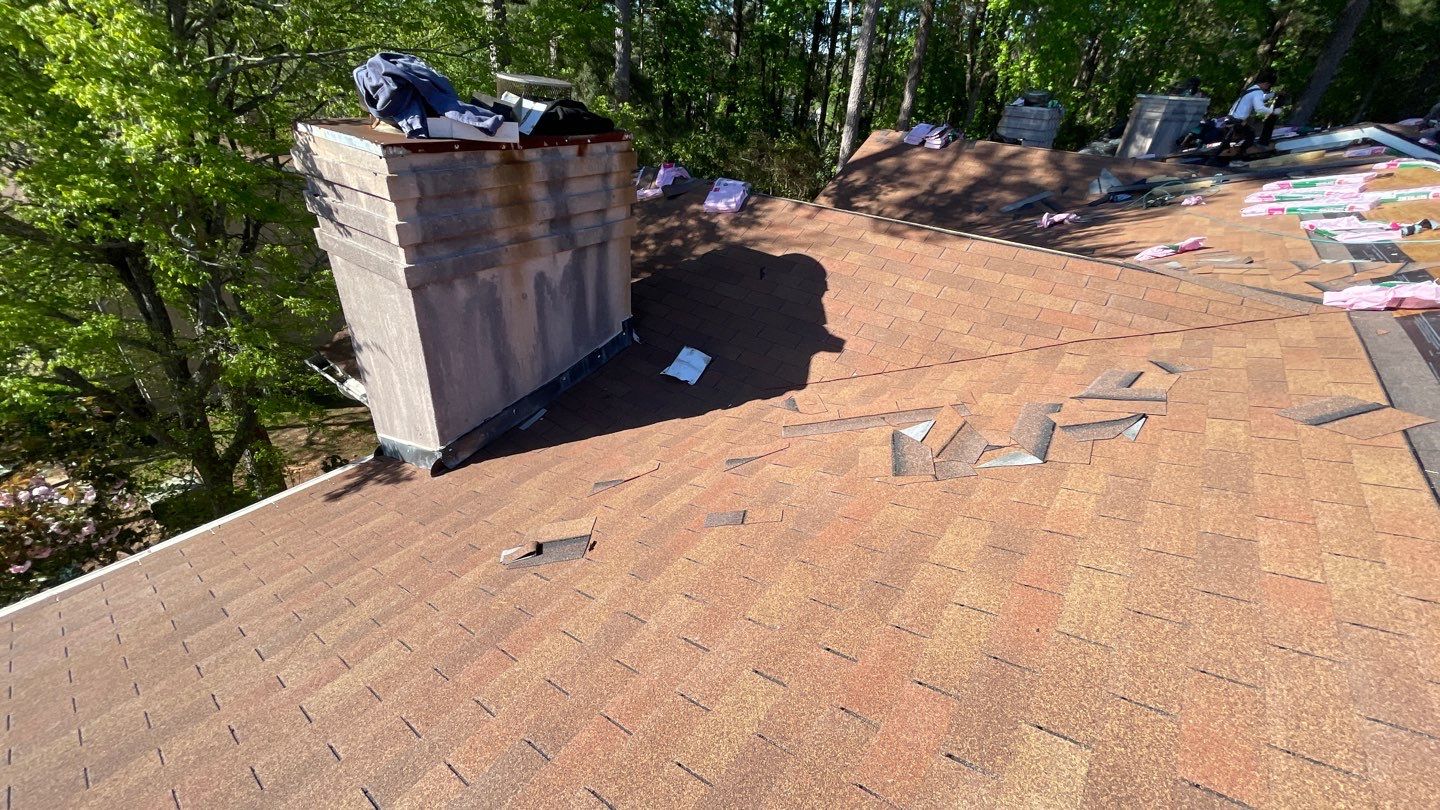 Commercial Roofing Installation using Owens Corning Autumn Brown by Inspector Roofing and Restoration