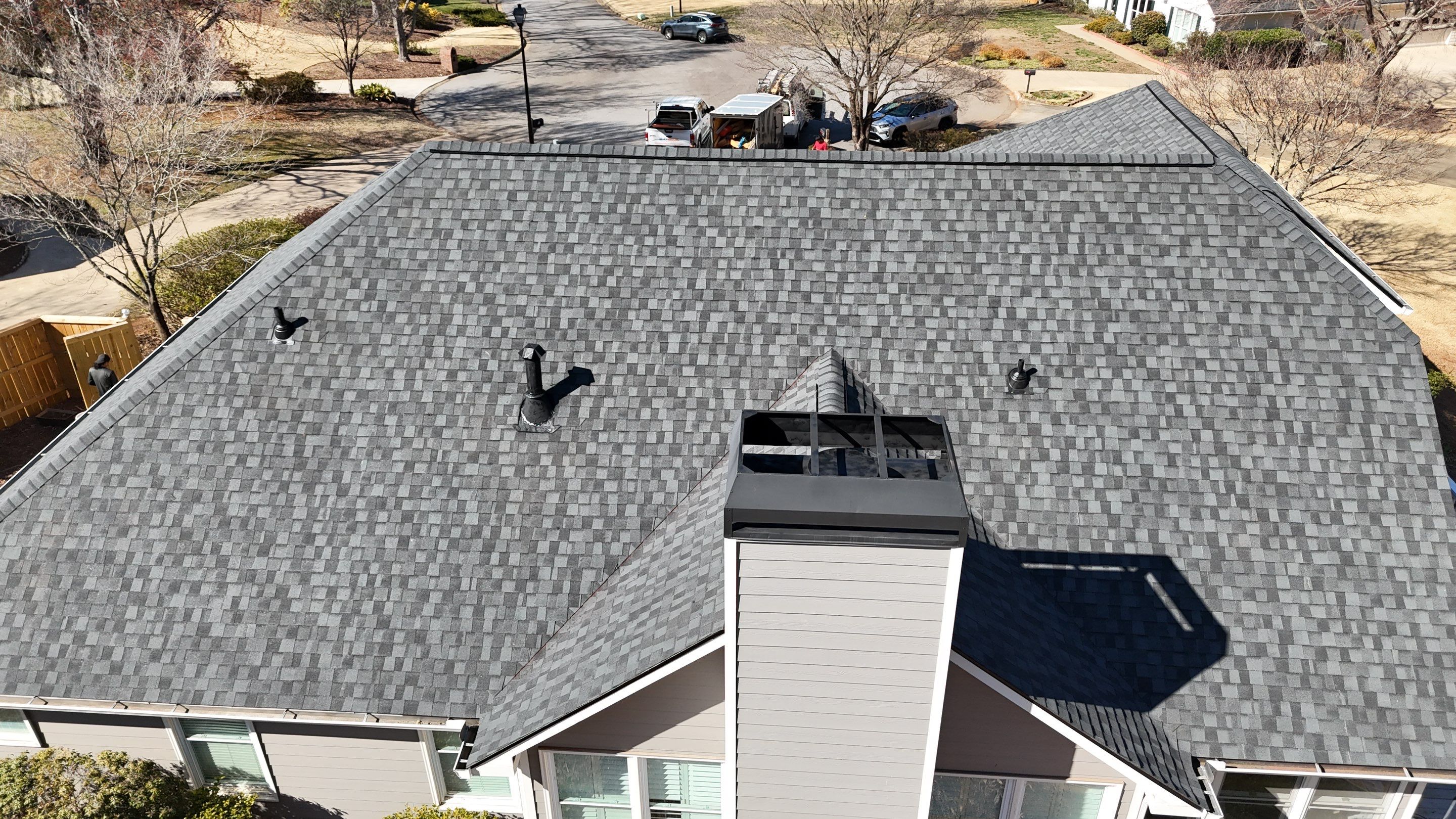 Roswell, GA Roof Replacement CertainTeed Landmark Max Def Pro Moire Black by Reset Roofing