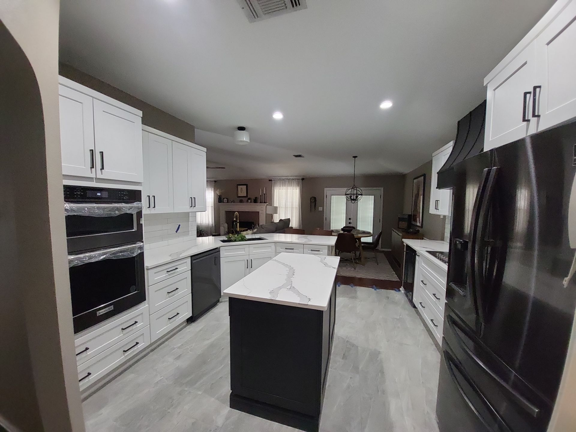 Northwest San Antonio Kitchen Remodel | Bright White Cabinets & Open Layout by Legacy Bath and Kitchen 