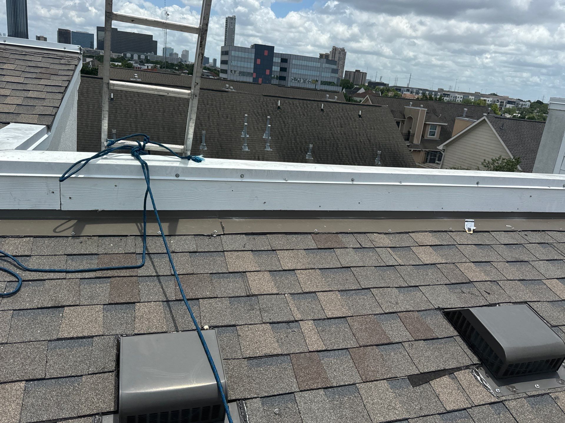 Project in Houston, TX by Associates Roofing Unlimited