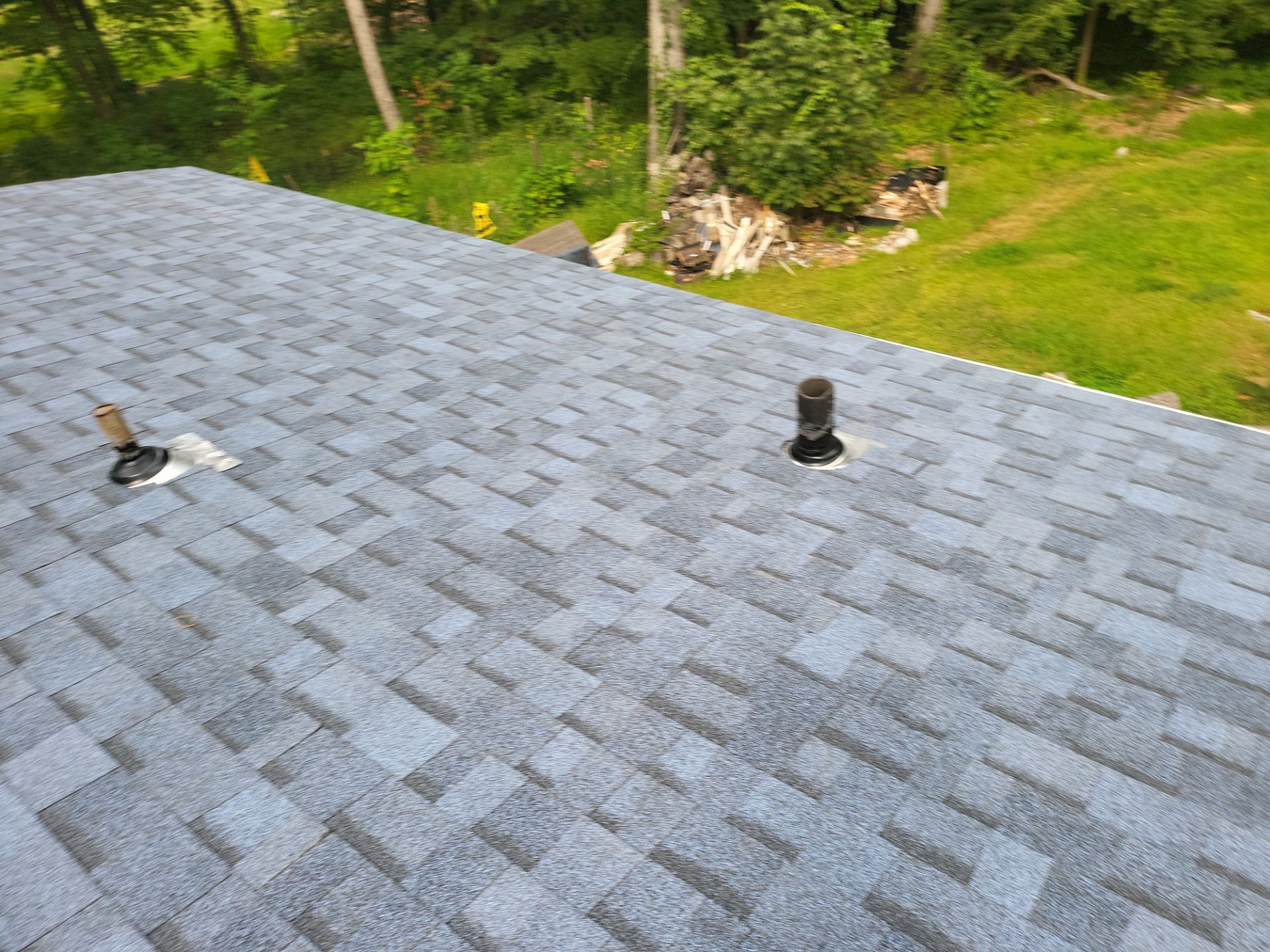 Commercial Roofing Installation using Owens Corning TruDefinition Duration AR - Harbor Blue by A Plus Exterior