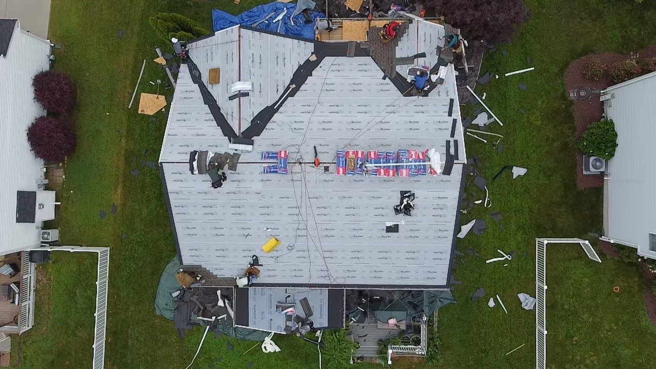 Residential Roofing Installation using GAF Timberline HDZ by Matter Roofing & Construction