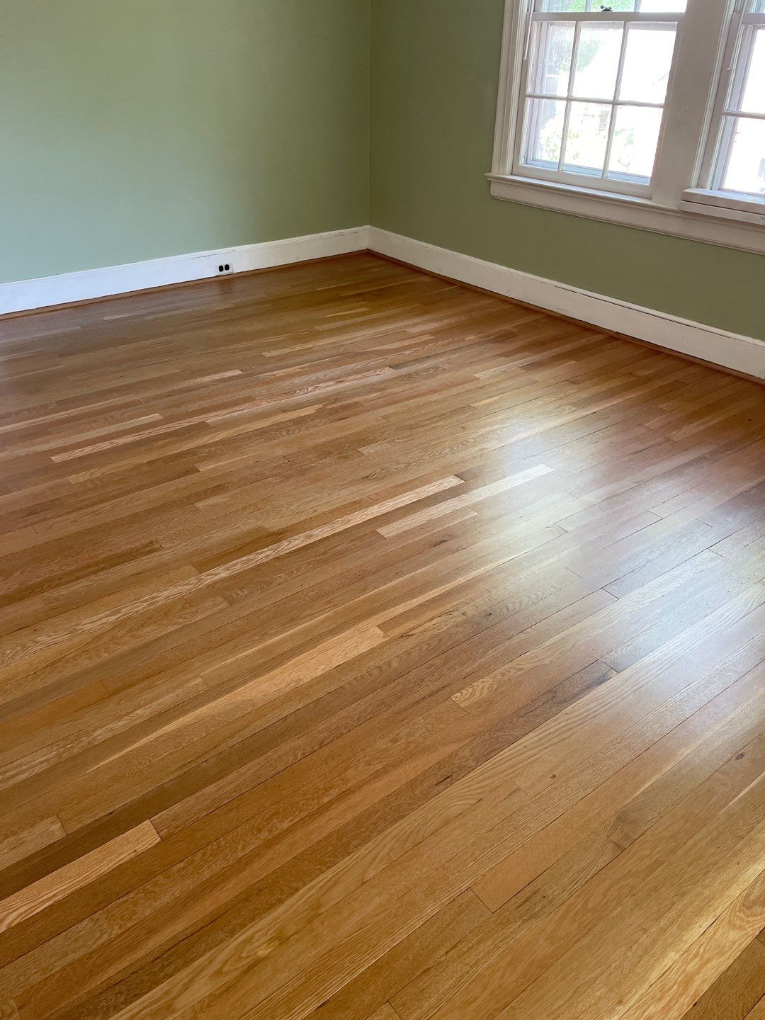 Severly worn floors, restored by Accent Custom Floors