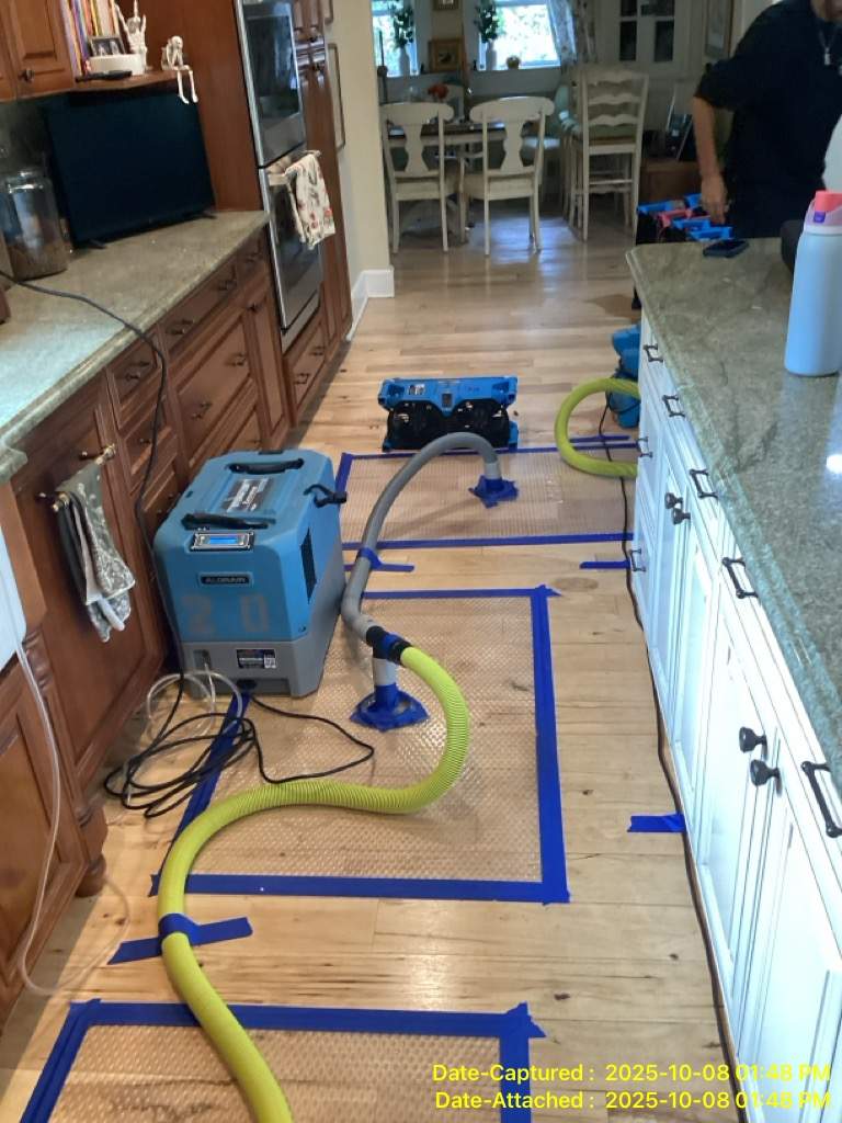 Water Damage in Kitchen by Newhouse Restoration