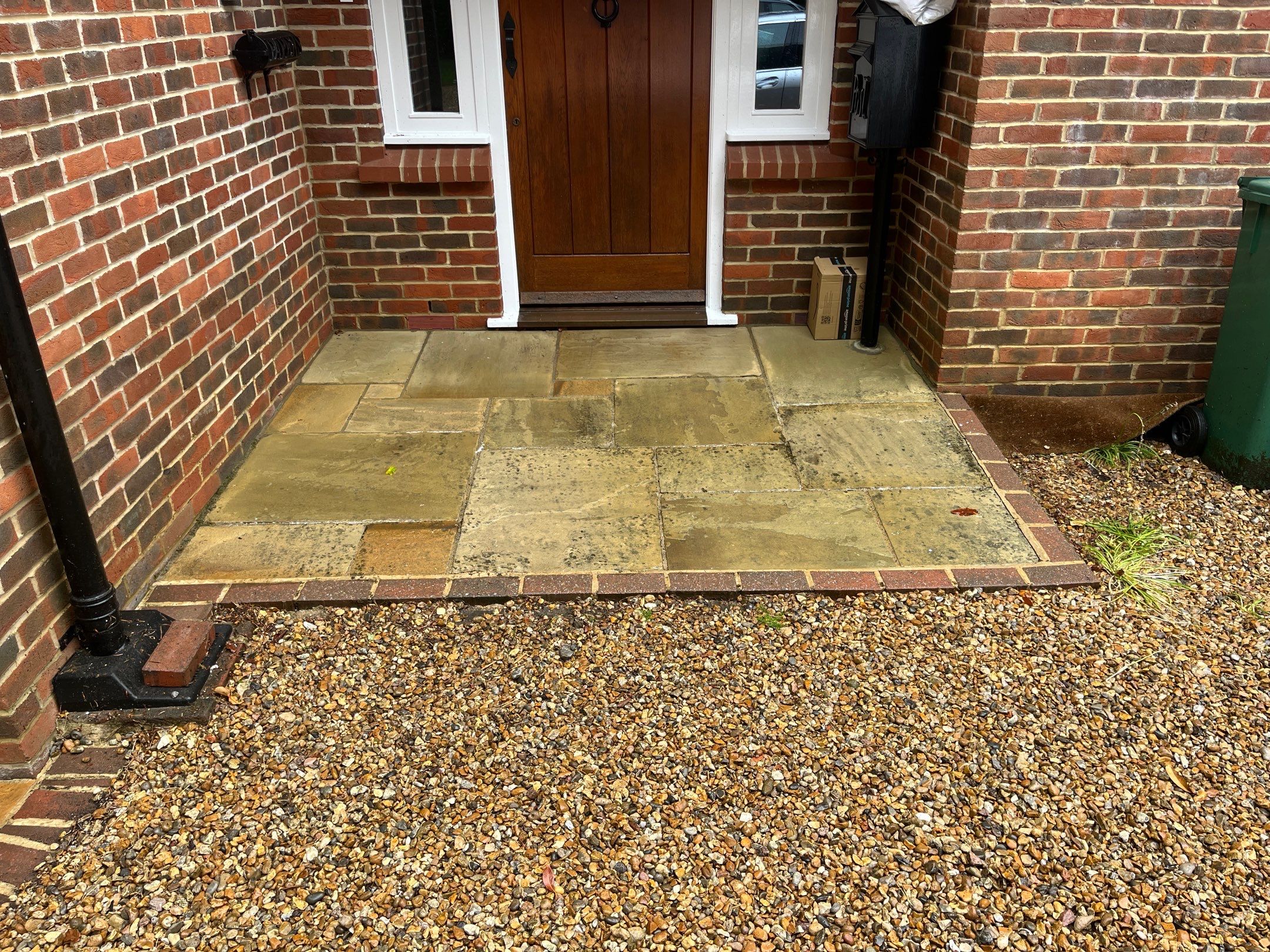 Patio Clean using 18inch Whirlaway FSC by Ges Exterior Cleaning ltd