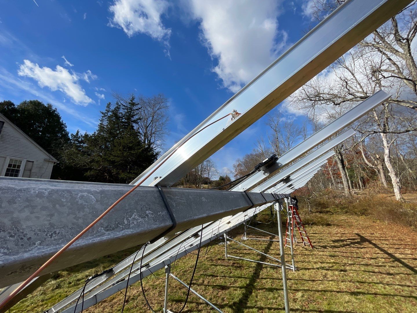 Ground Mount Installation in Connecticut by Infinity Solar Systems