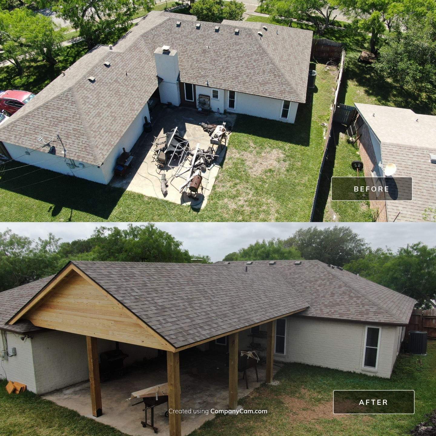 Patio? We got you Covered! by Bayfront Roofing and Construction