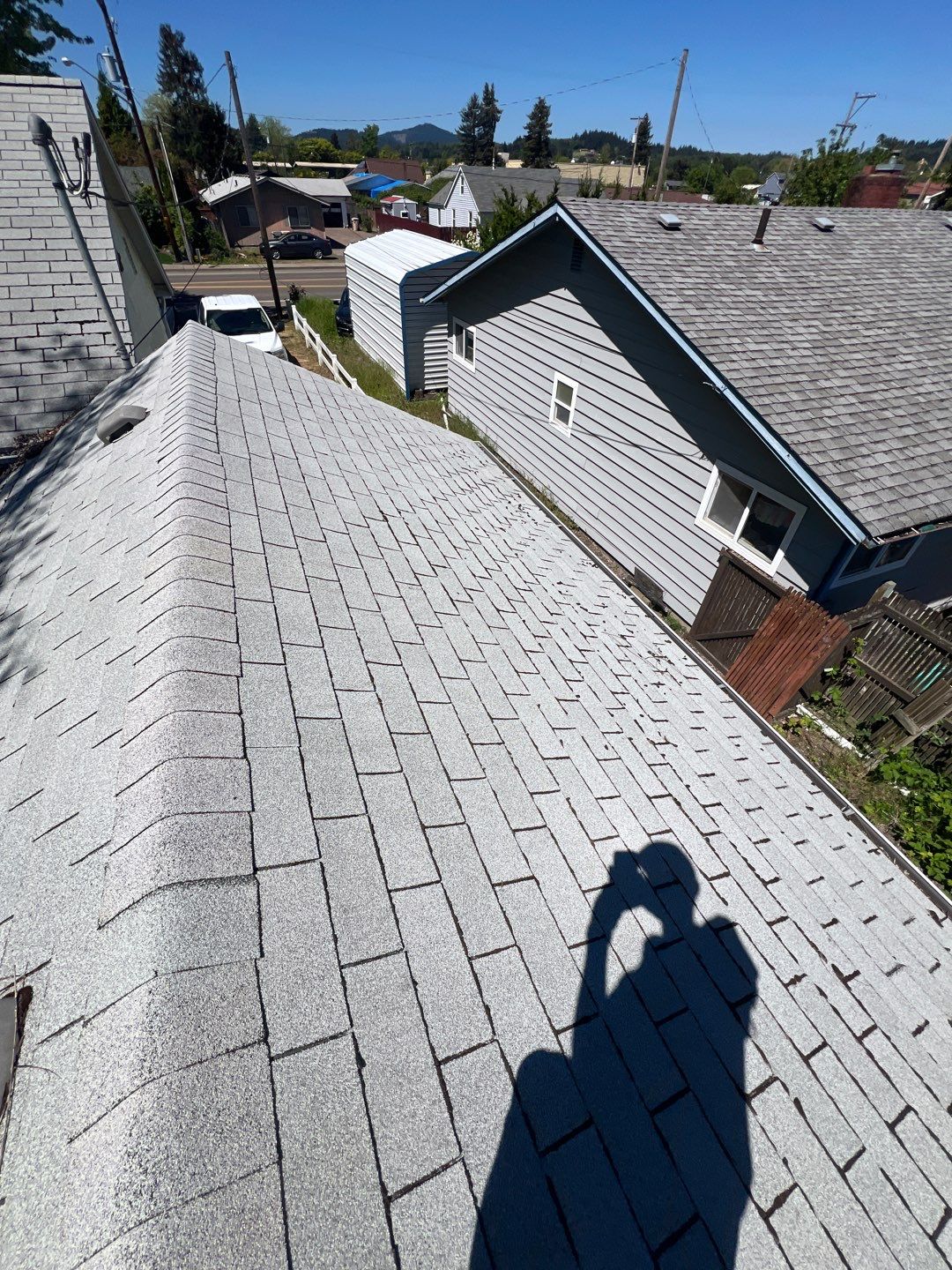 Residential Roofing Installation using IKO Dynasty (Color: Summit Grey) by Orezona Building & Roofing Company, Inc.