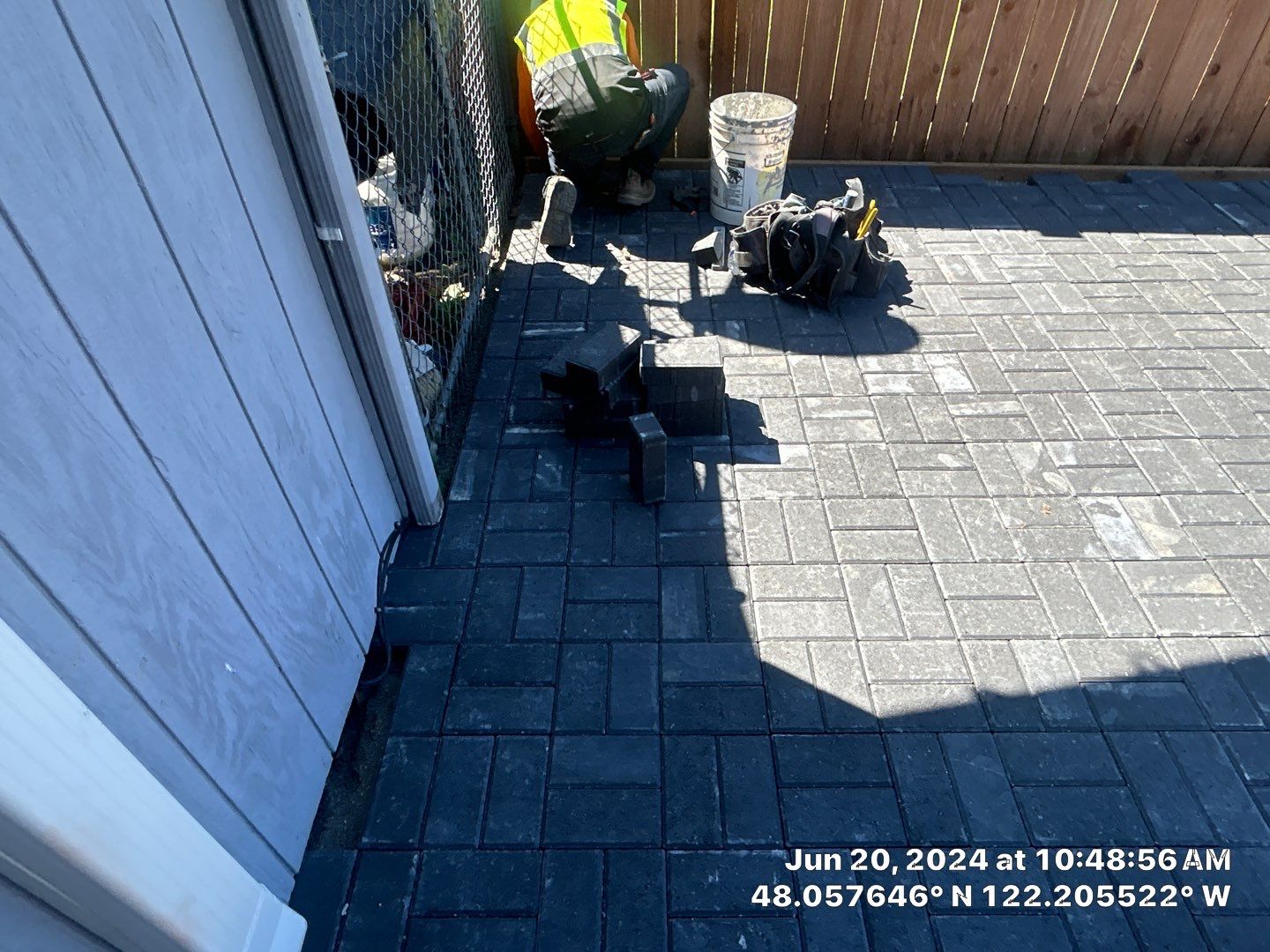 Connie G. Pavers Patio and Gravel Driveway by Jireh Asphalt & Concrete Inc 