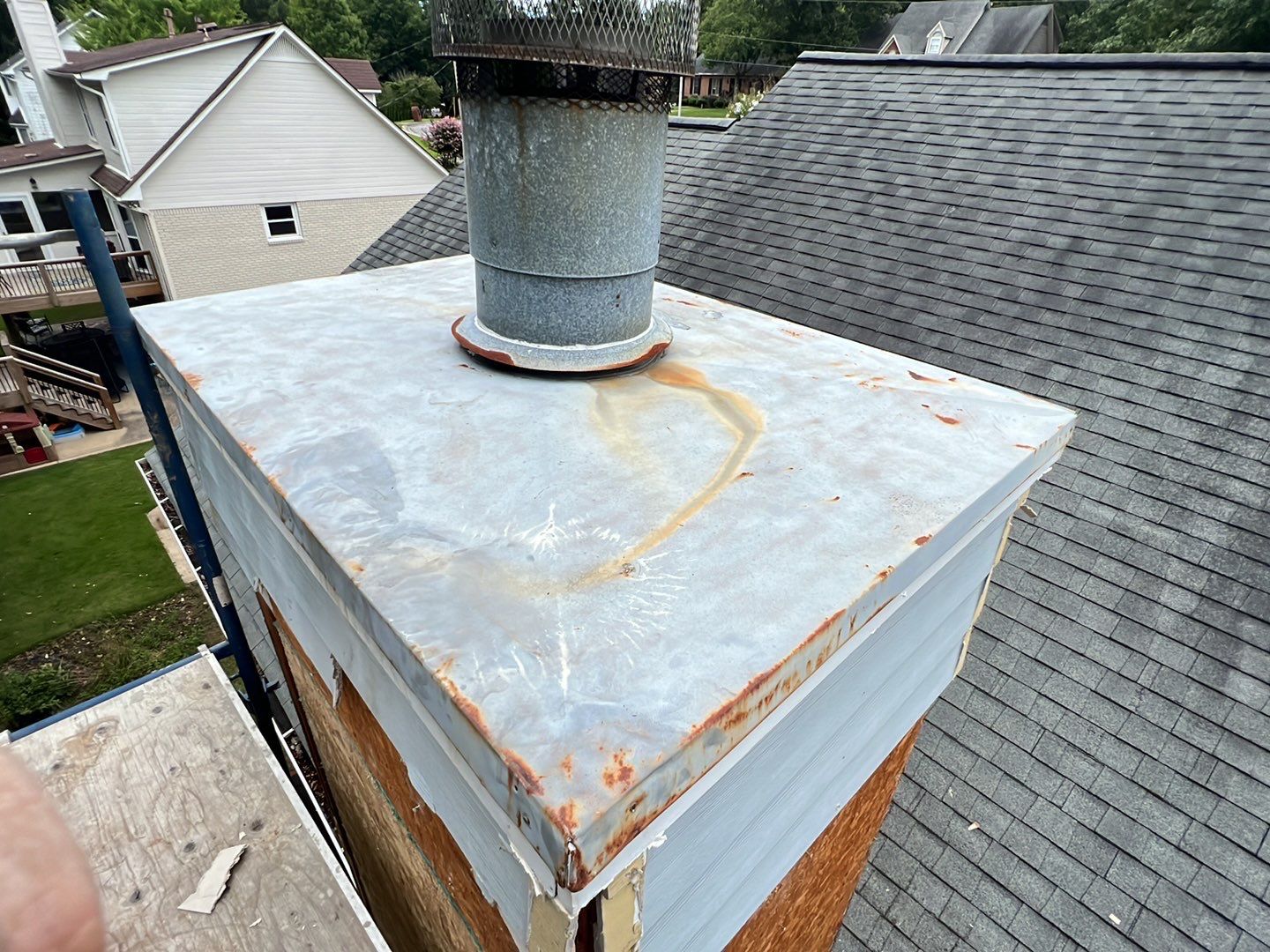 South Trace Lane - Deck Installation and Chimney Repair by Pillar and Pine
