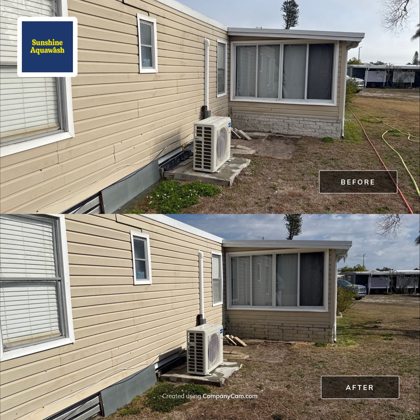 TPO Roof Cleaning & Mobile Home Soft Wash in Chulavista Landings – Ruskin, FL by Sunshine AquaWash