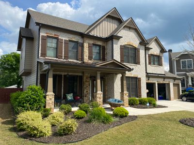 Exterior Painting and Trim Refresh for a Two-Story Smyrna Home