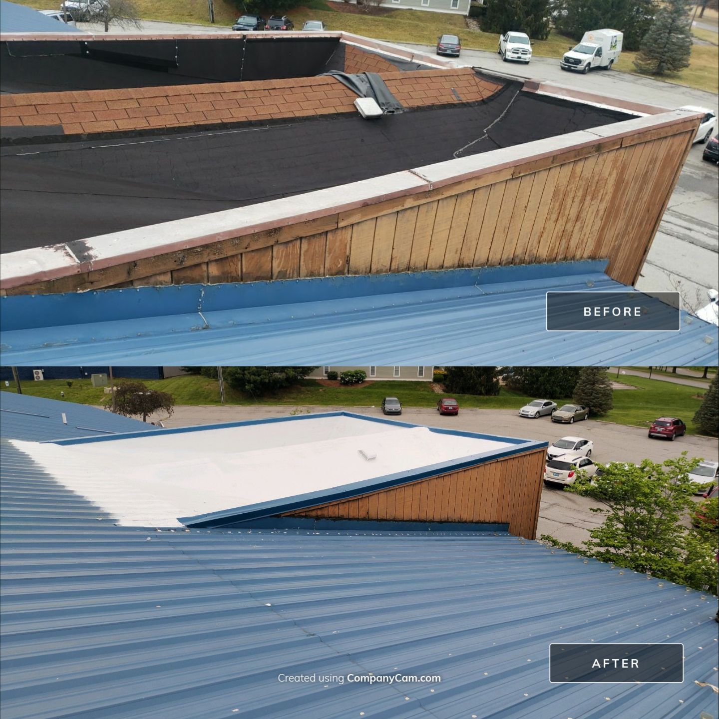 SPF Foam and Coatings using Conklin by Kentucky Commercial Roofing