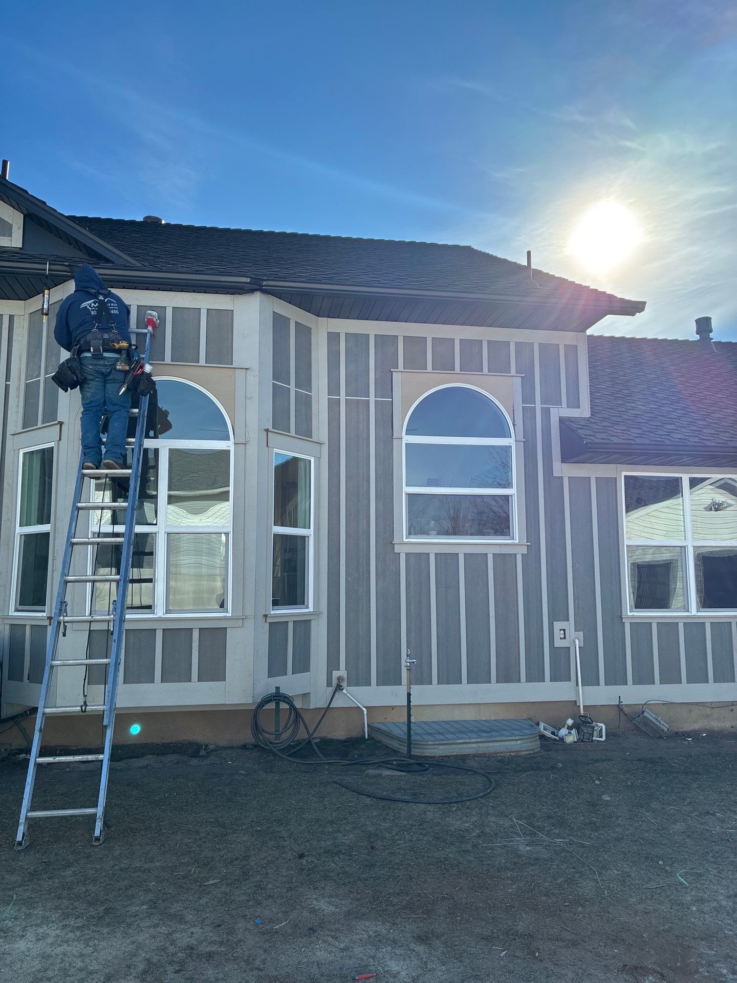 Project in Orem by Master Rain Gutters.