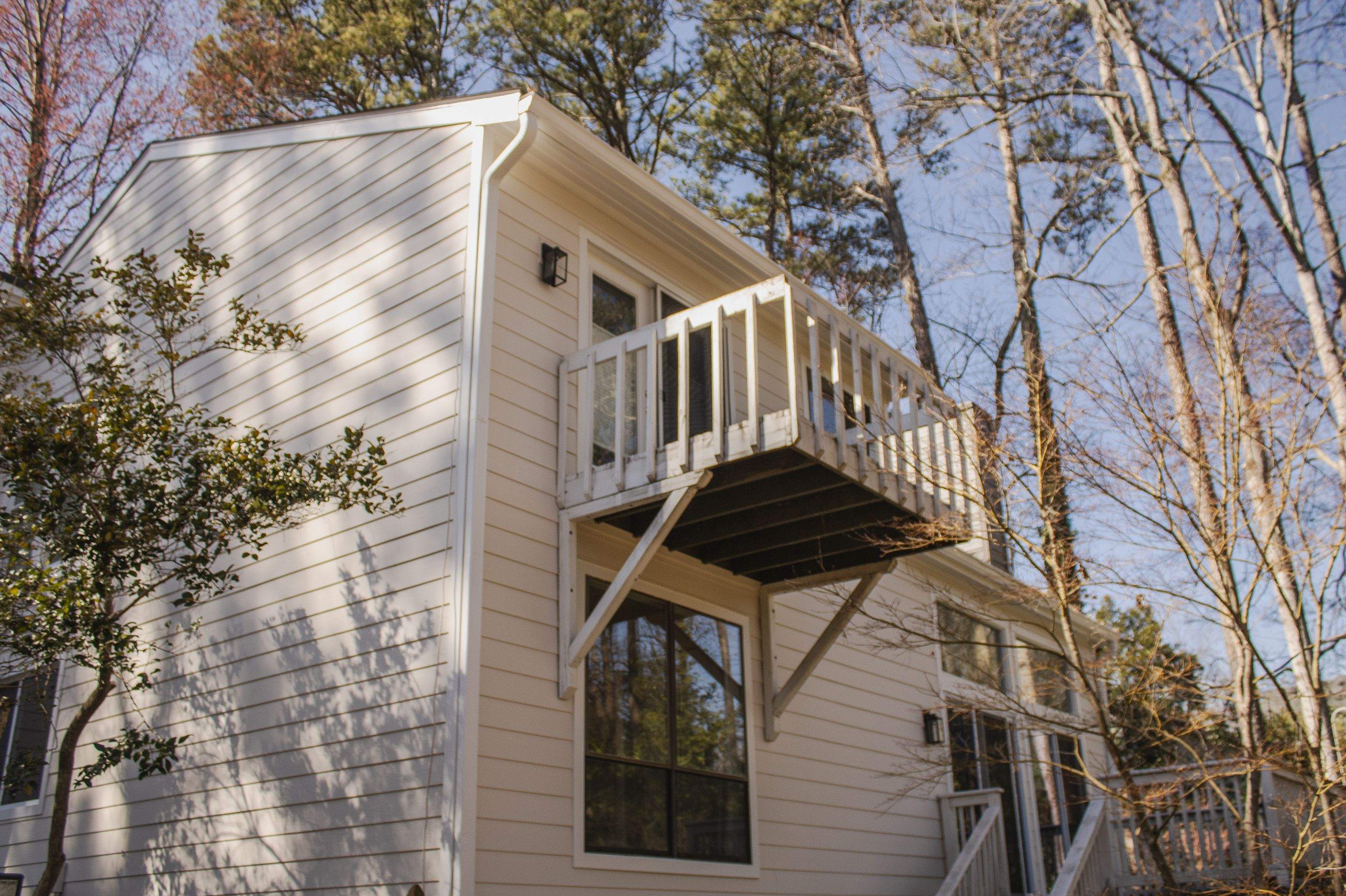 Exterior Painting with Accent Color and James Hardie Siding Installation in Marietta, GA by Nelson Exteriors
