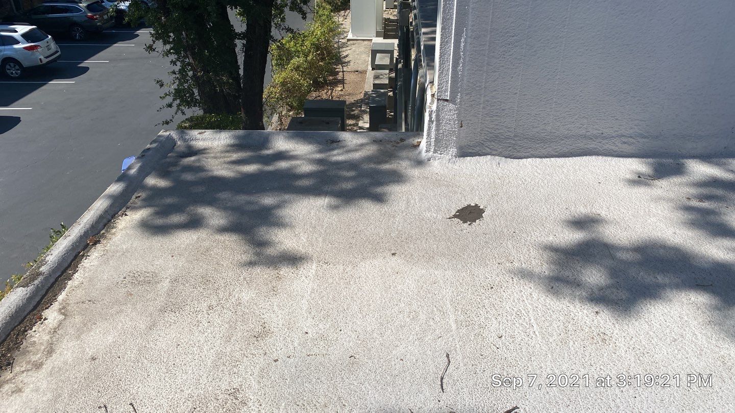 Foam Refurbish using Conklin Benchmark/PUMA XL coatings and spray foam by Straight Edge Roofing Inc