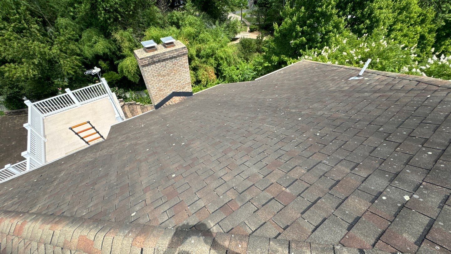 McLean: Residential Roof Installation with Landmark Pro Designer Shingles in Max Def Moire Black by RM Banning, Inc.