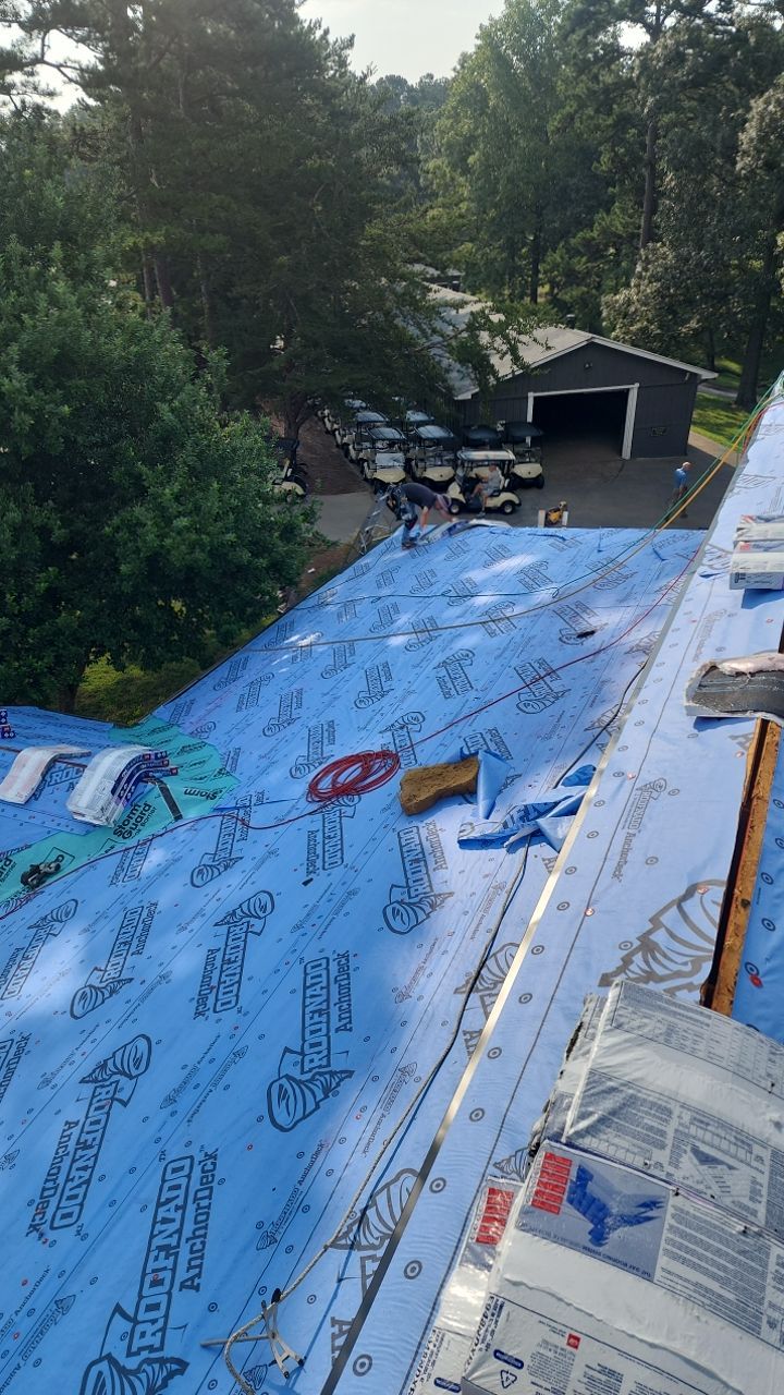 Country Club Roofing Installation by Reset Roofing