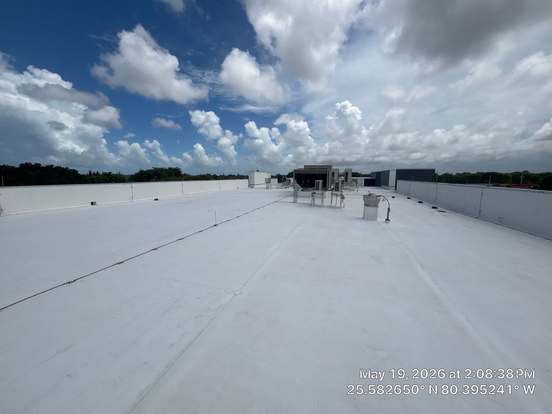 TPO Flat Roof Installation at Dade Quail Roost in Miami by AJF ROOFING INC