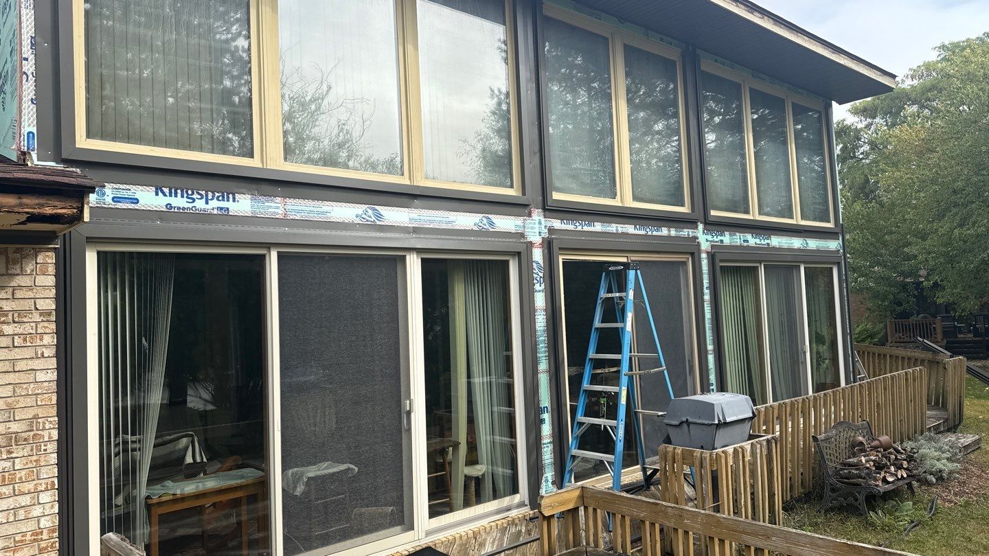 Siding Replacement using Alside S7 Cedar Mill Grain Cast Iron by 180 Contractors