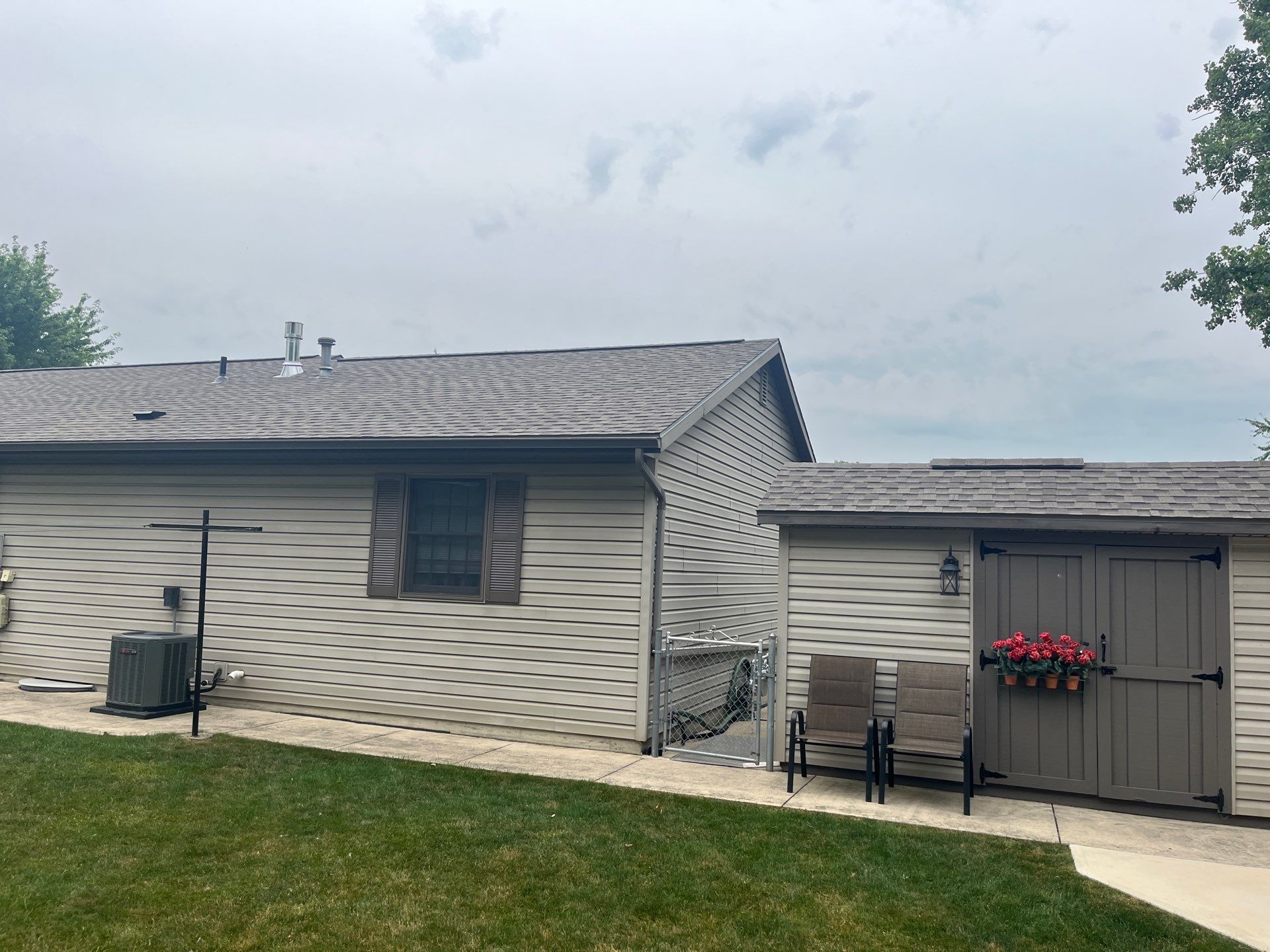 Residential Roofing Installation using GAF Timberline HDZ Weathered Wood by Nitro Roofing and Construction