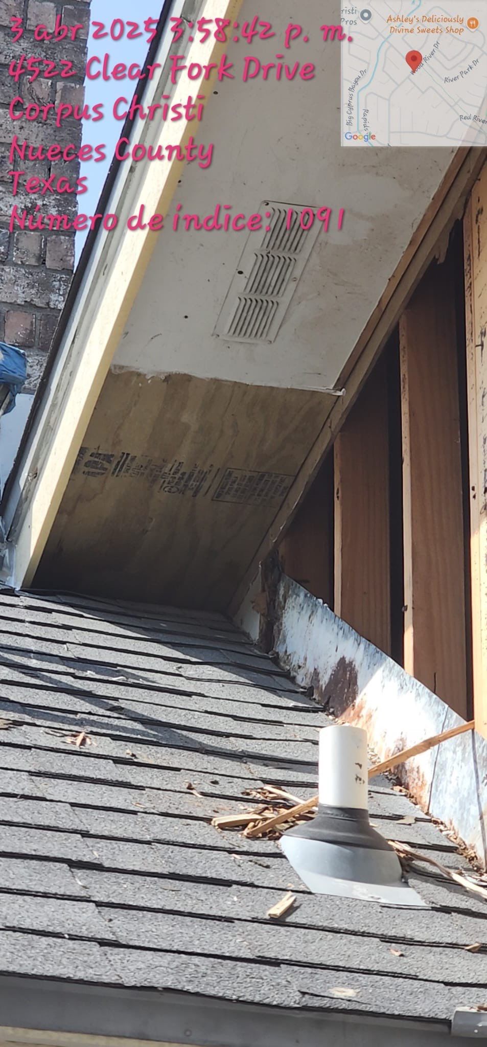 Run down on River Drive by Bayfront Roofing and Construction