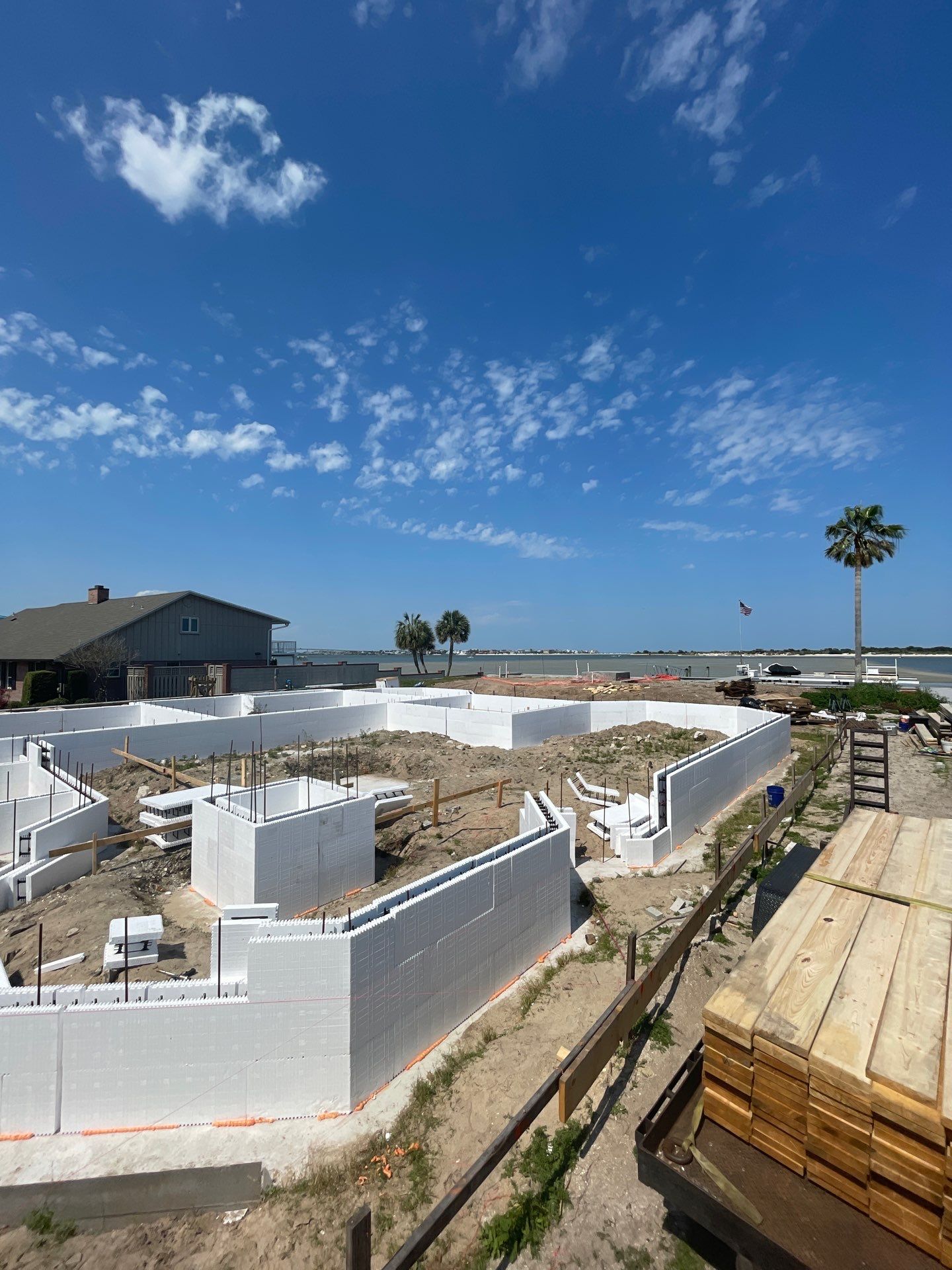New Home Construction using Insulated Concrete Forms (ICF) by Burlington Concrete & Asphalt Inc