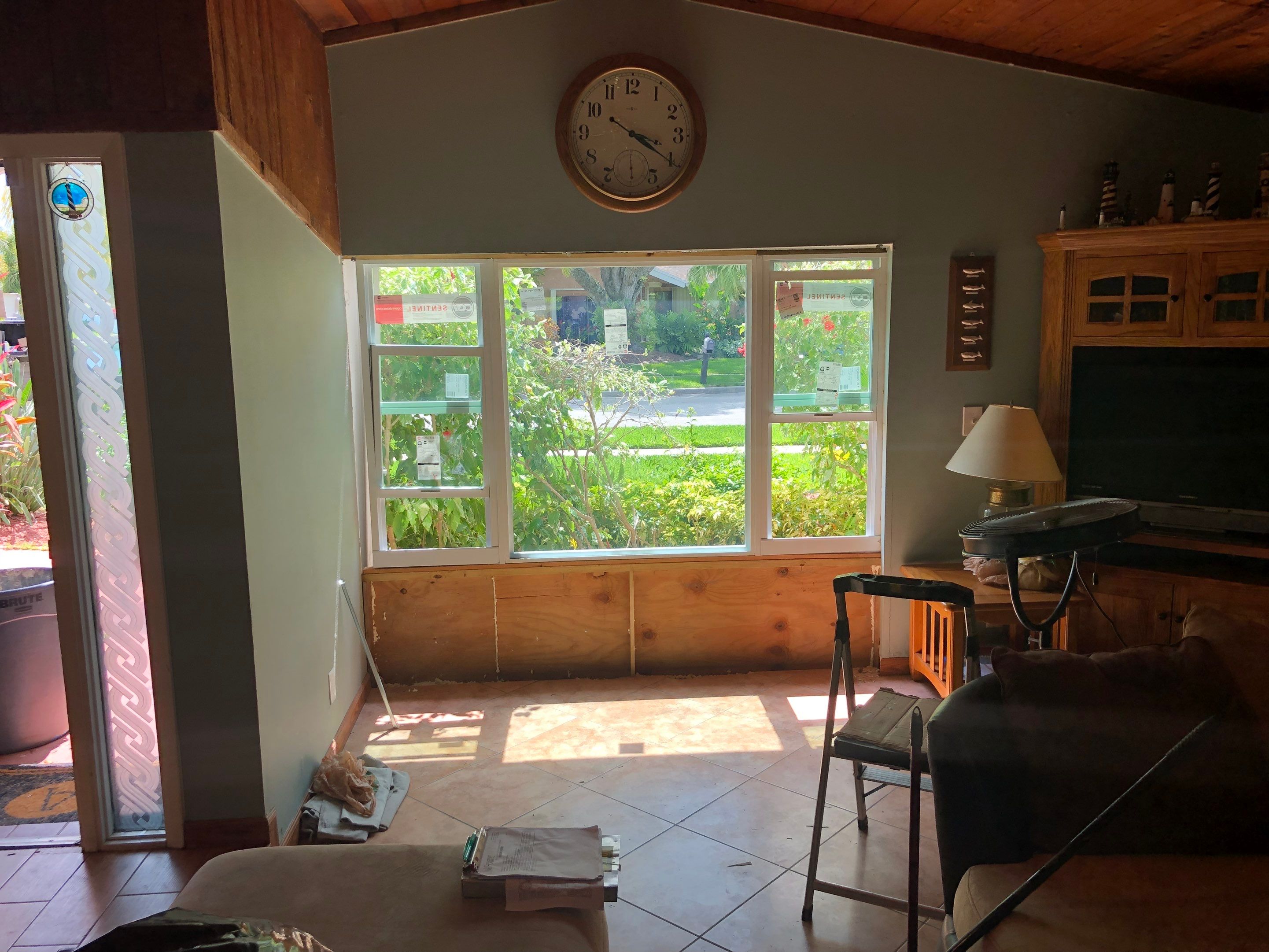 Impact Window Installation & Sliding Glass Door to Window Conversion – Coconut Creek, FL by The Door Doctor of South Florida, Inc.