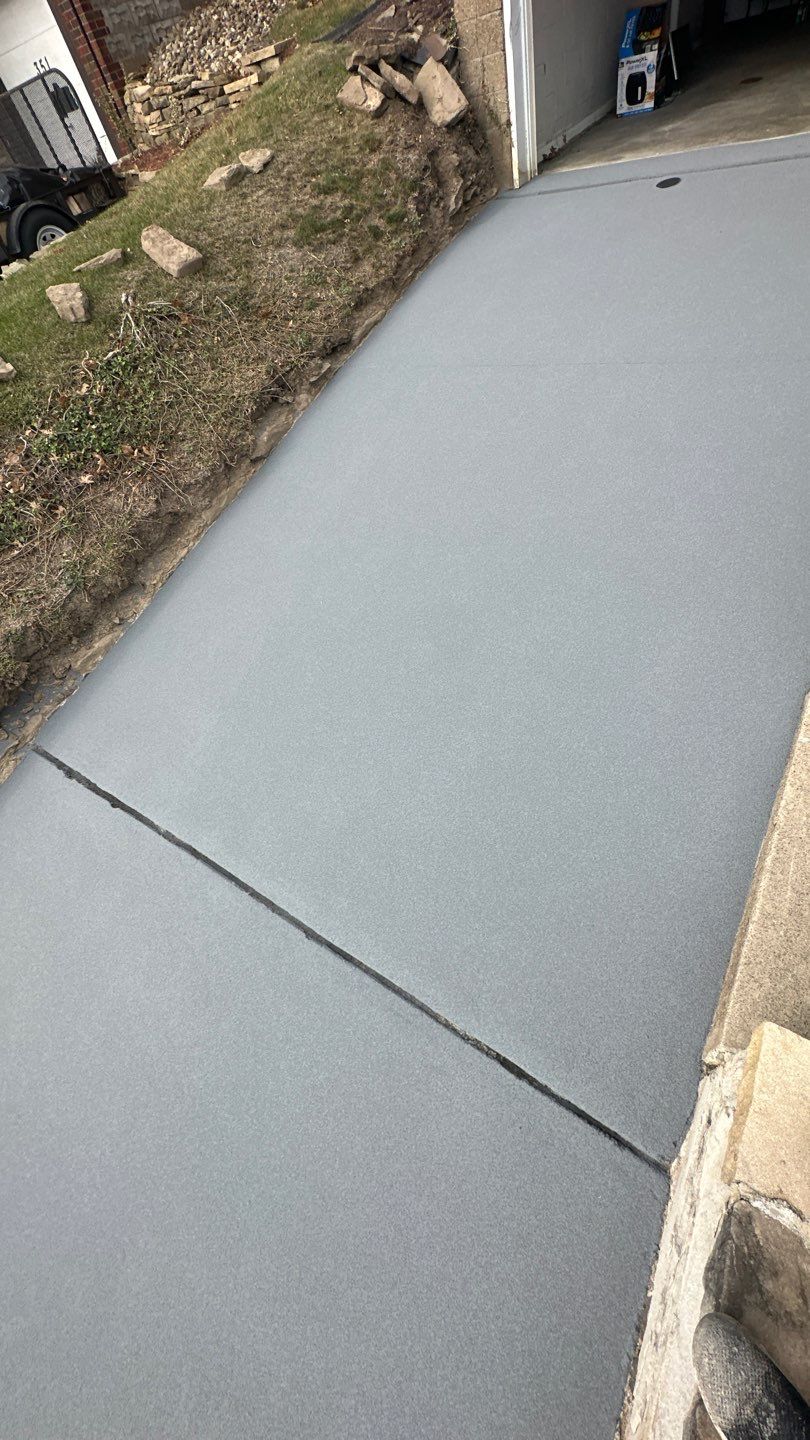 Driveway Project in Pittsburgh by Floors in a Day, Inc