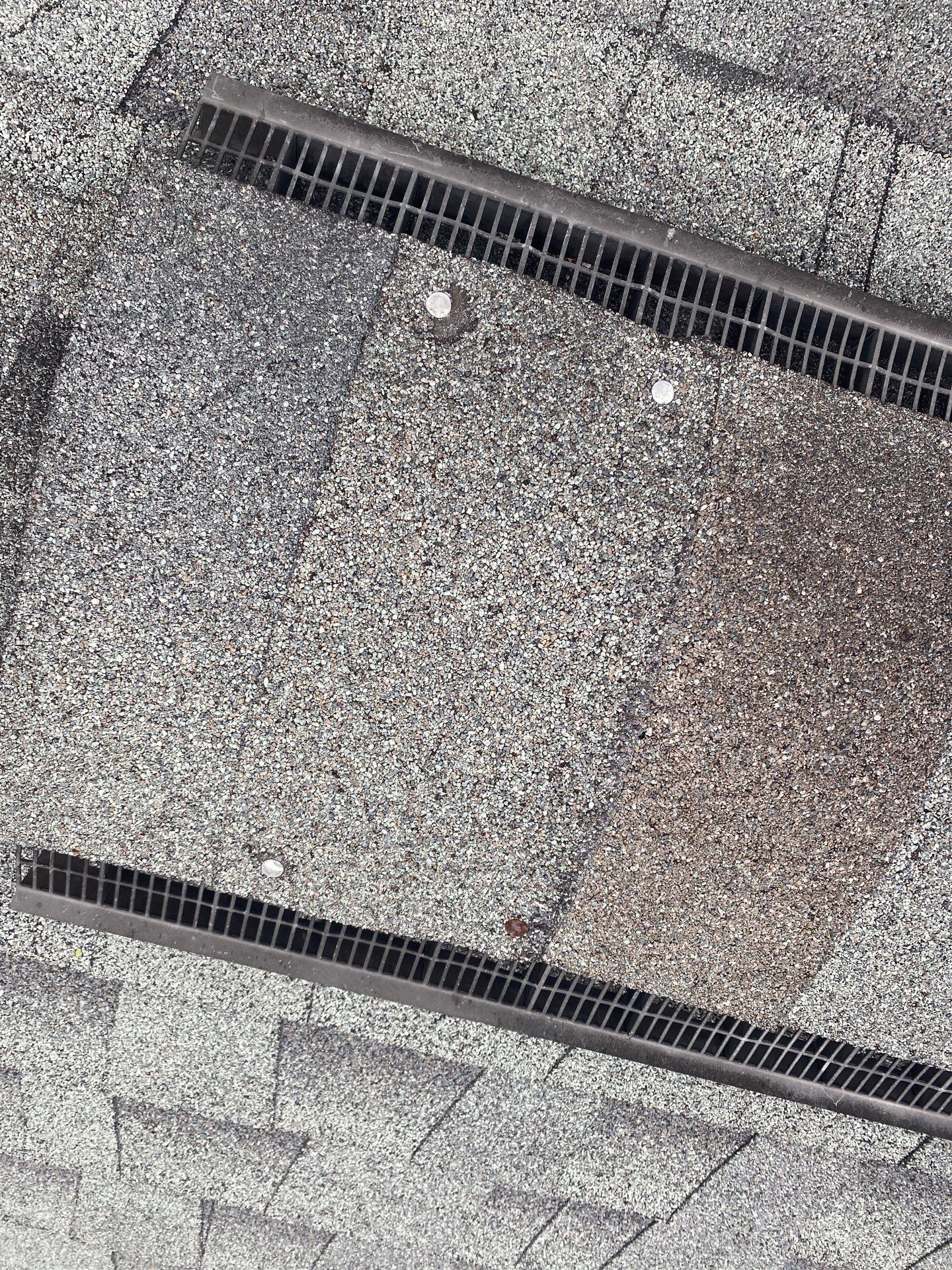 Hail Damage using Owen's Corning Duration (Lifetime) Shingles by Roof Repair Company