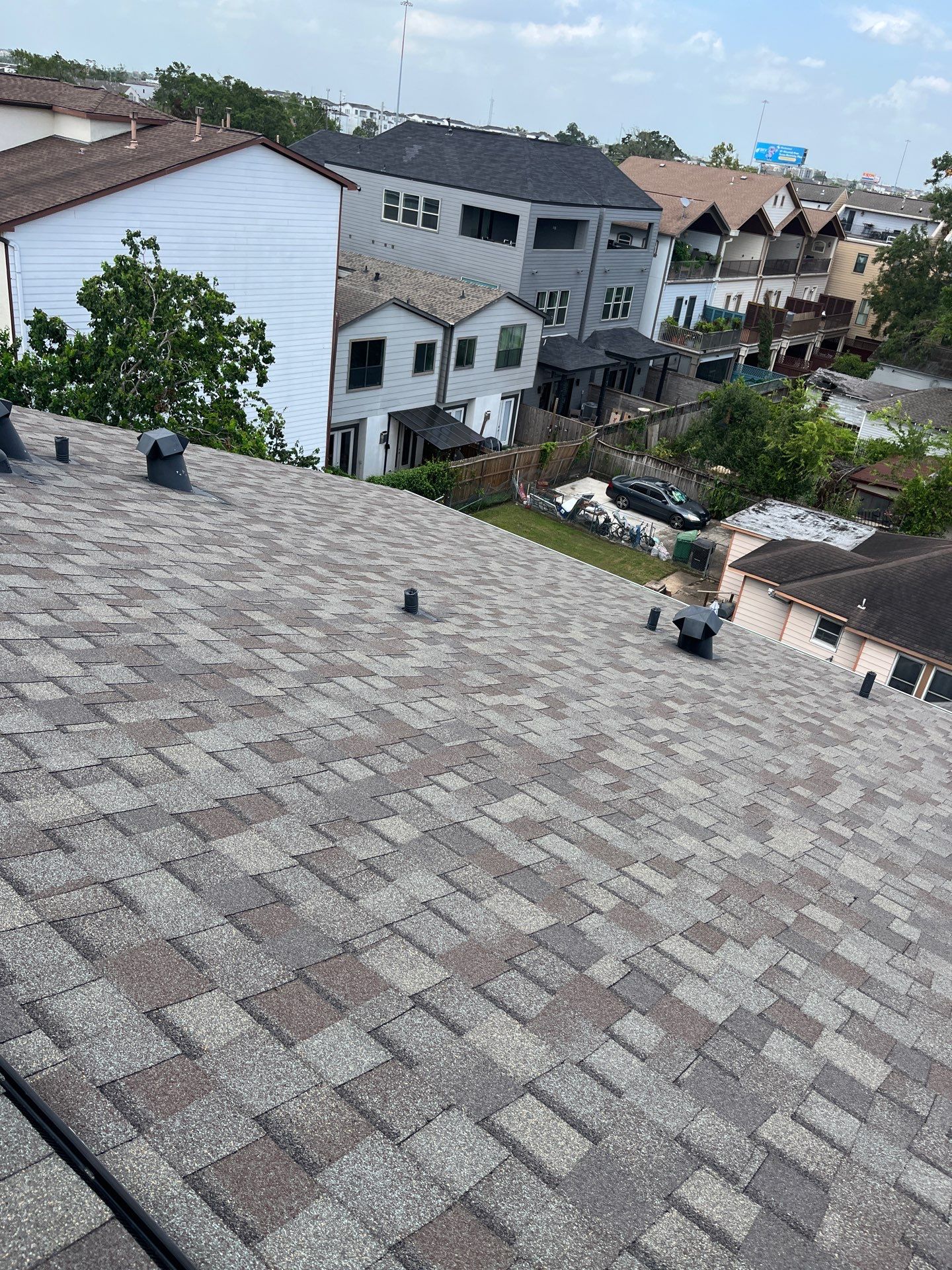 Hail Damage using Owen's Corning Duration (Lifetime) Shingles by Roof Repair Company