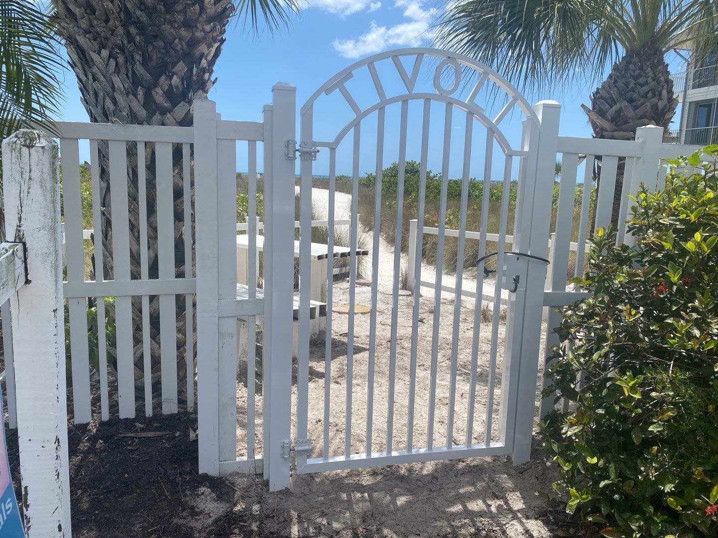 Sarasota, FL Custom Walk Gate by Asap fence and gates, LLC
