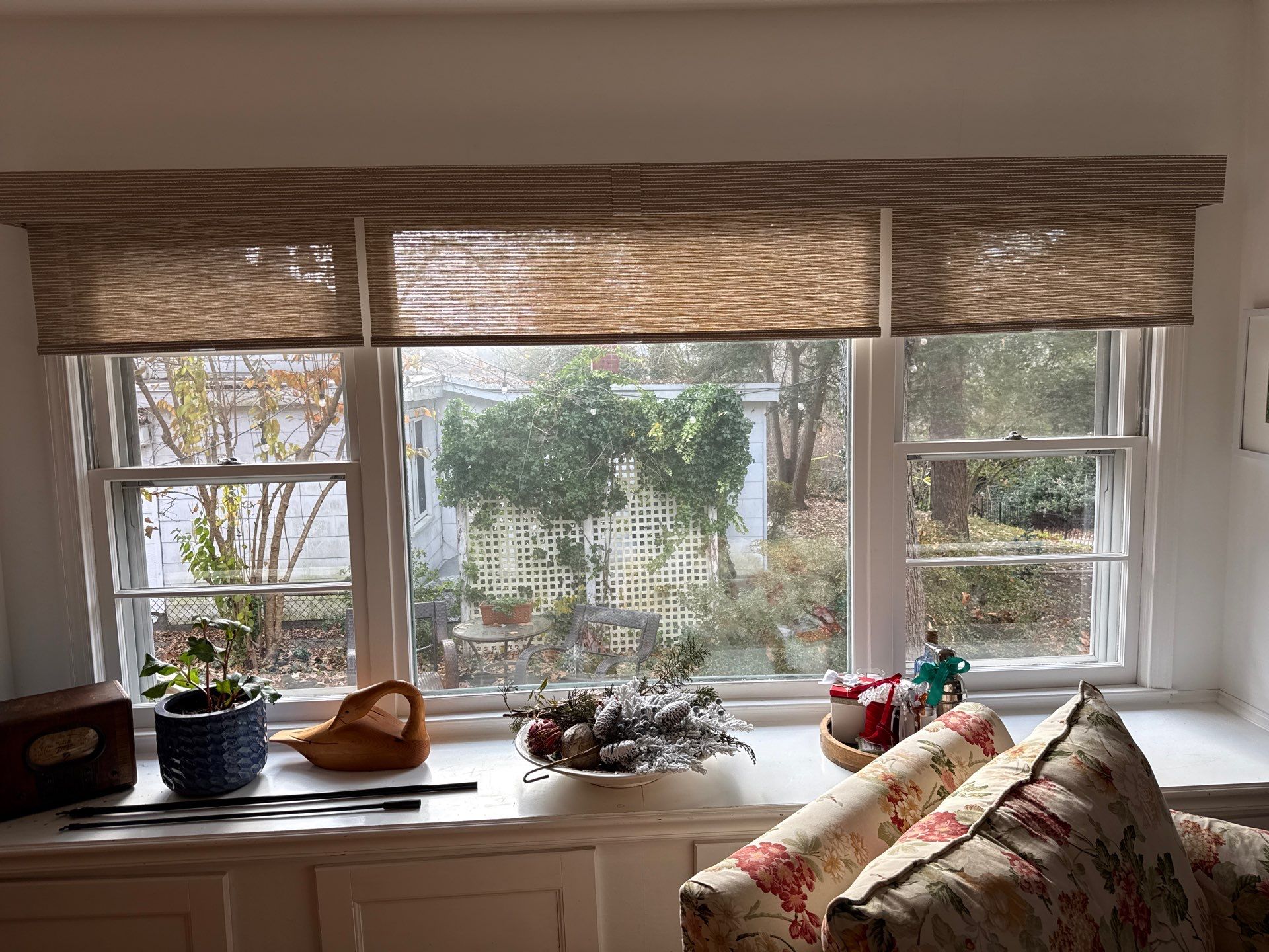 Roller Shade Installation in Severna Park by Southern Maryland Custom Blinds