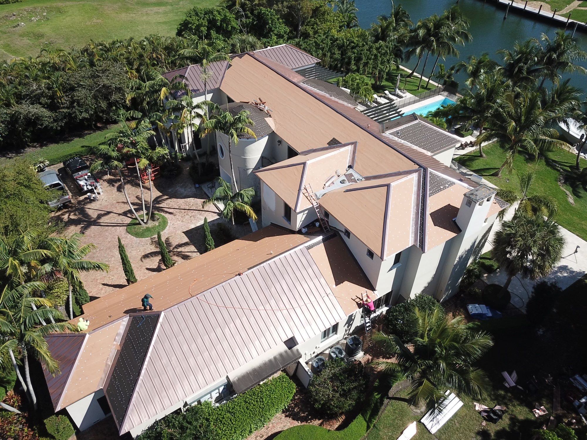 Metal Roof - Copper by Istueta Roofing