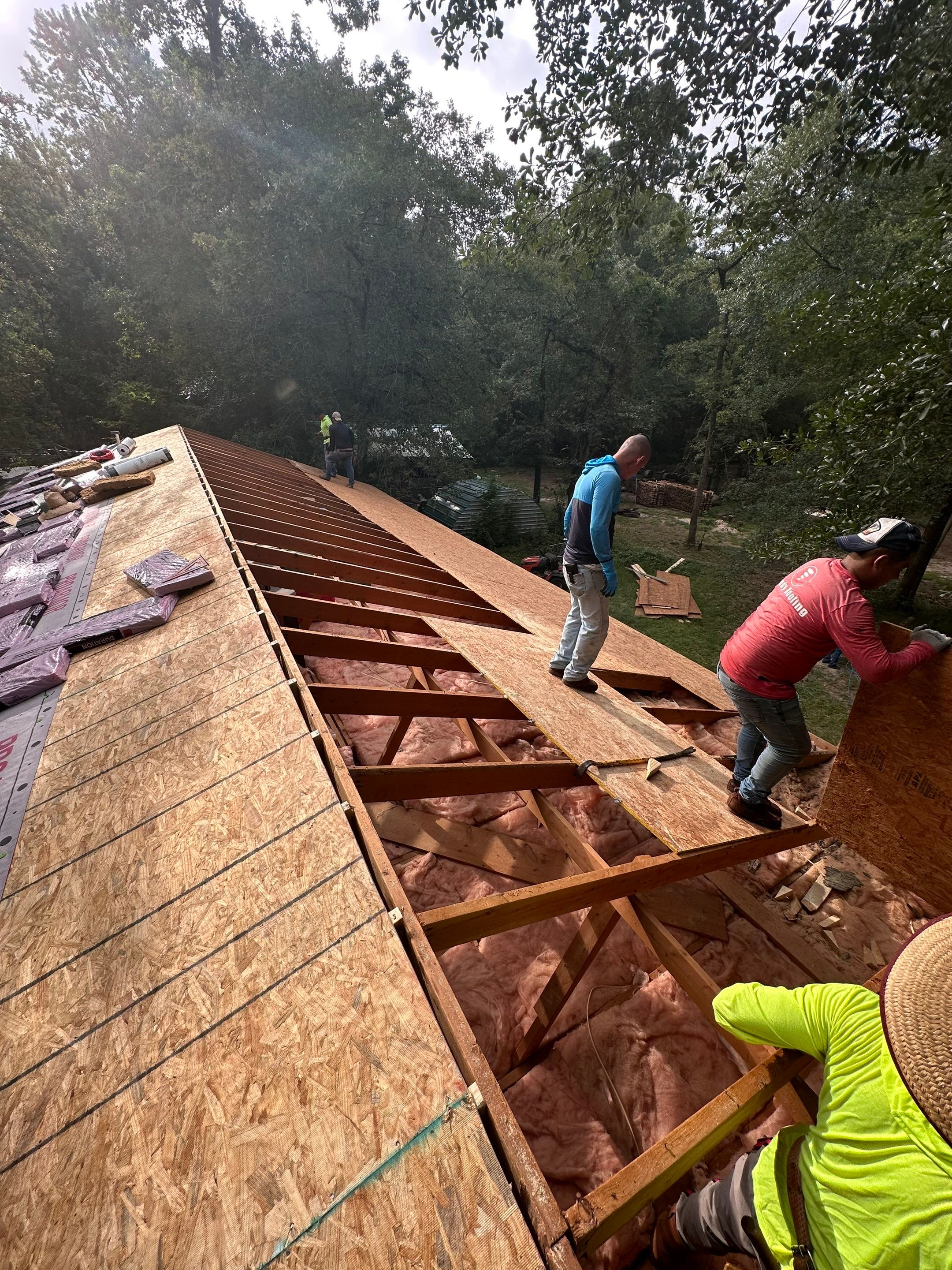Residential Roofing Installation using Owen's Corning Duration (Lifetime) Shingles by Roof Repair Company