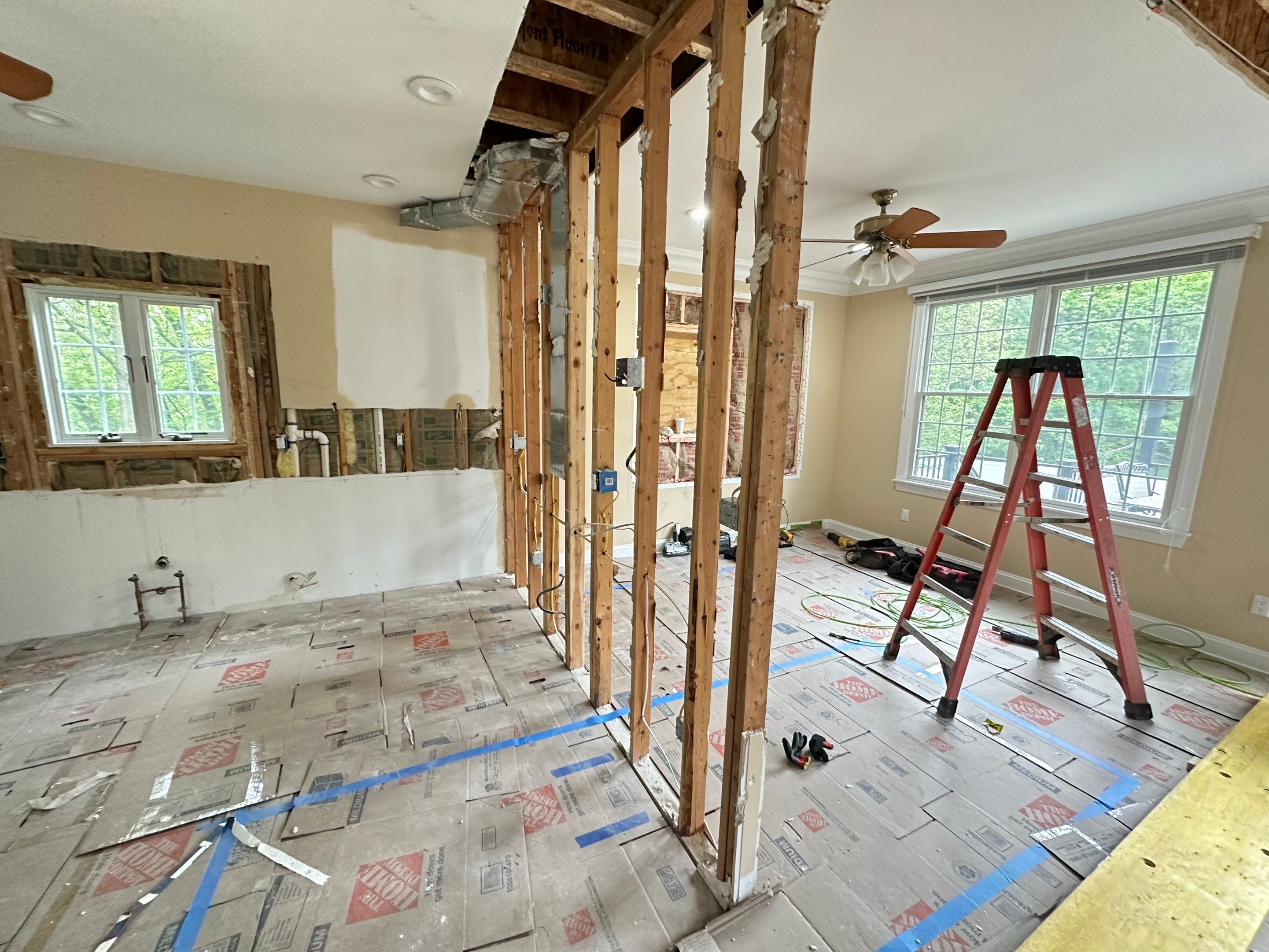 Kitchen Remodel using Cabinets by Home Concepts Construction